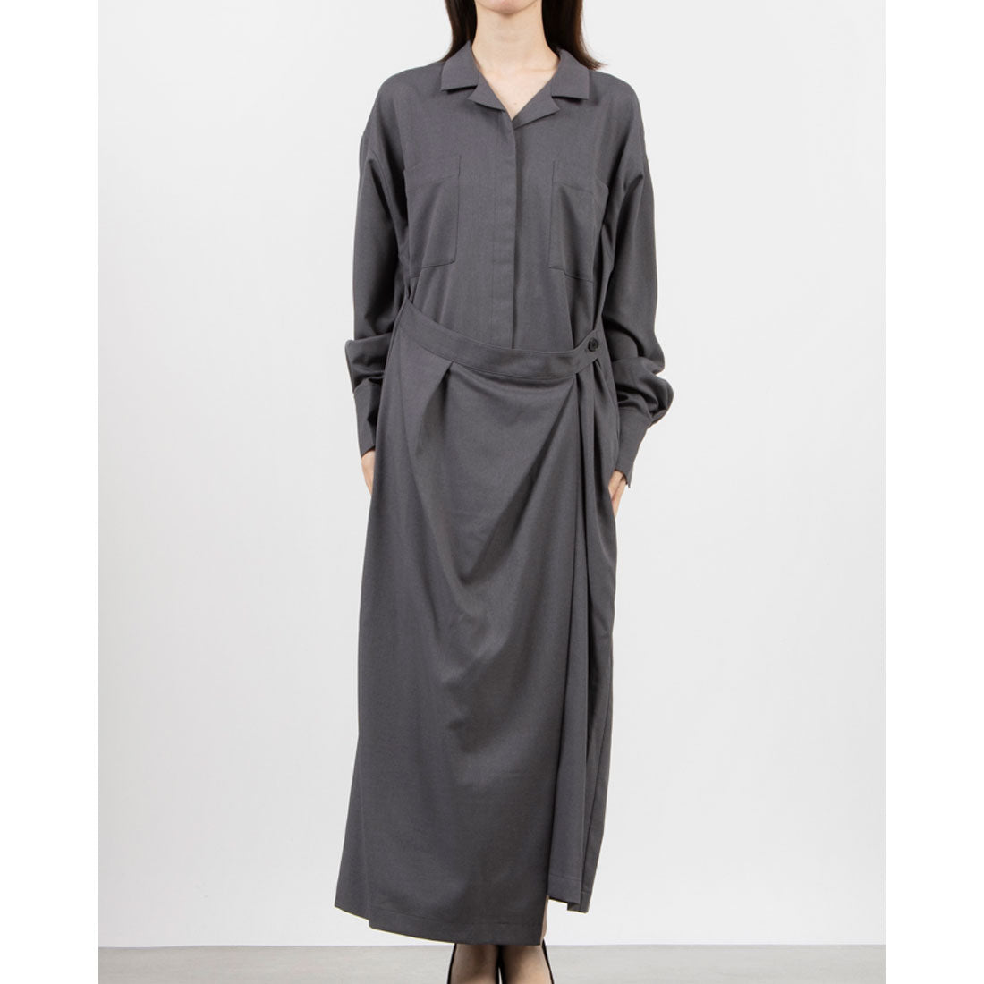 マノフ MANOF WRAP SHIRTS ONEPIECE