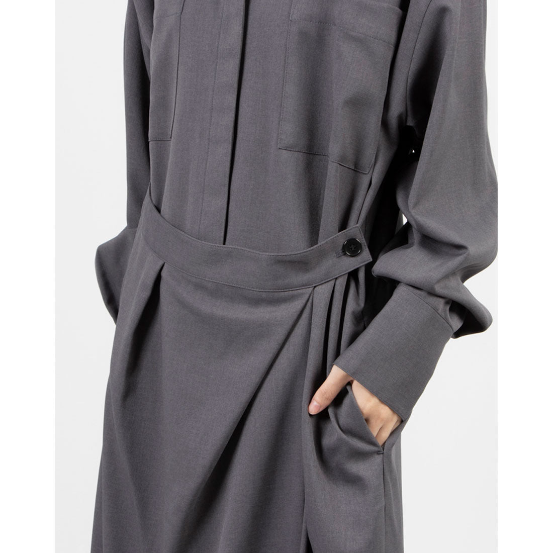 マノフ MANOF WRAP SHIRTS ONEPIECE