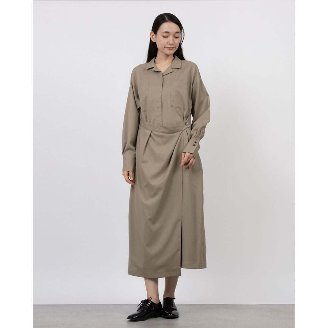 マノフ MANOF WRAP SHIRTS ONEPIECE