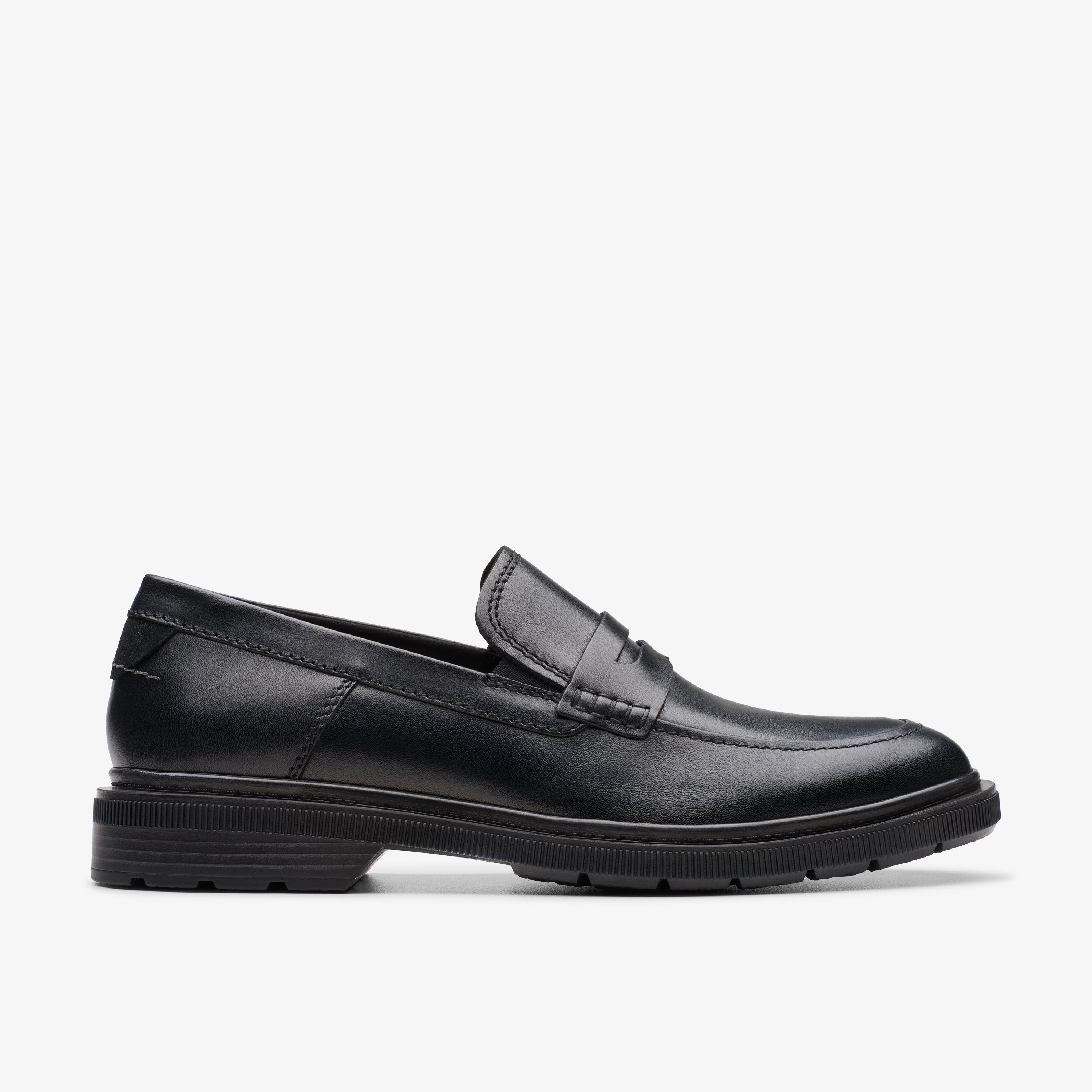 クラークス Clarks Burchill Penny / バーチルペニー （ブラックレザー） ブラックレザー