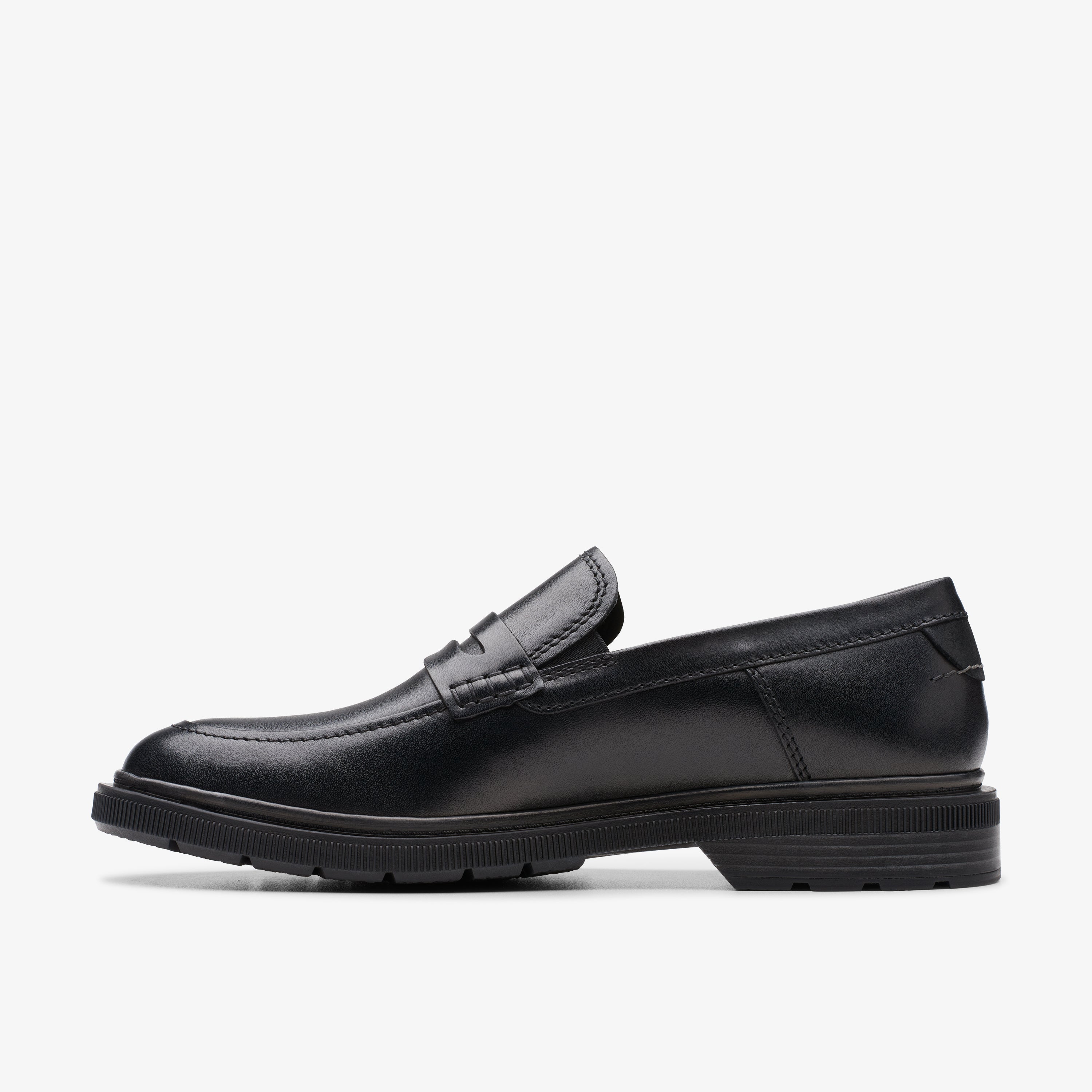 クラークス Clarks Burchill Penny / バーチルペニー （ブラックレザー） ブラックレザー