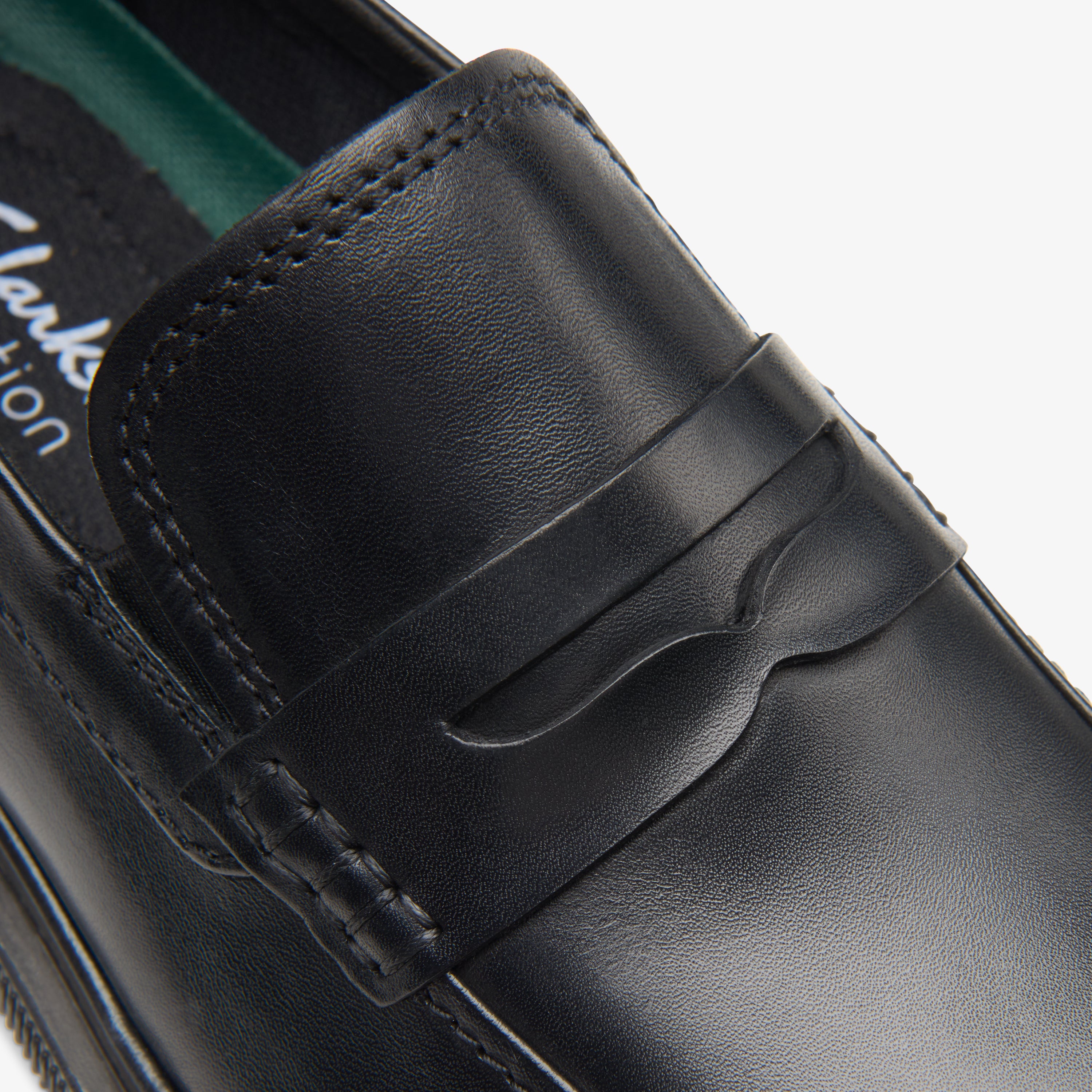 クラークス Clarks Burchill Penny / バーチルペニー （ブラックレザー） ブラックレザー