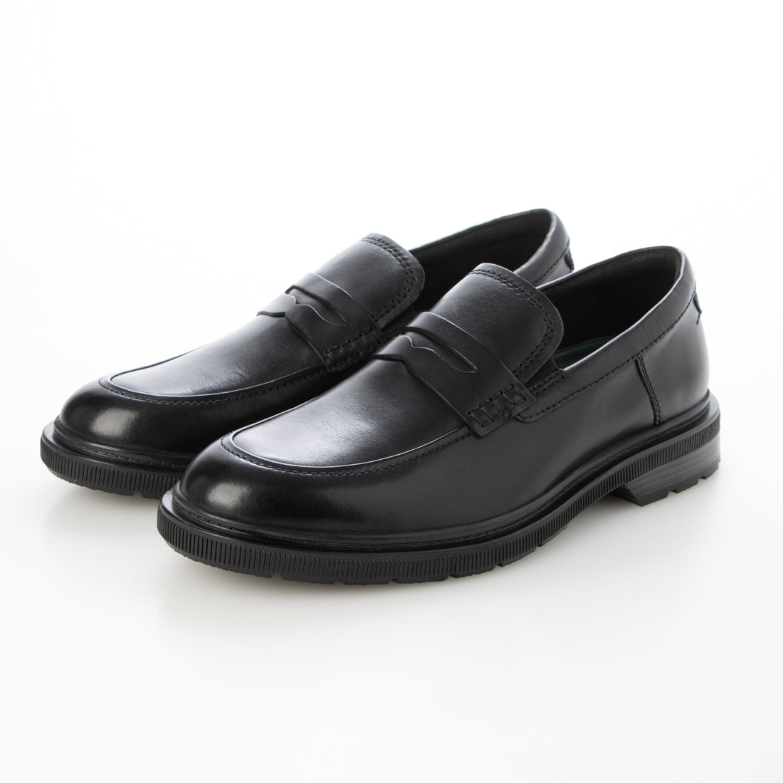 クラークス Clarks Burchill Penny / バーチルペニー （ブラックレザー） ブラックレザー