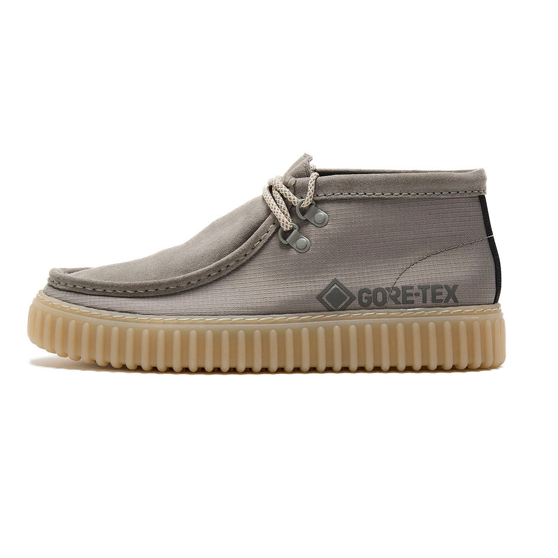 Clarks Torhill Hi トーヒルハイ【24cm】 Clarks - Torhill Hi in Light Grey Suede – gravitypope