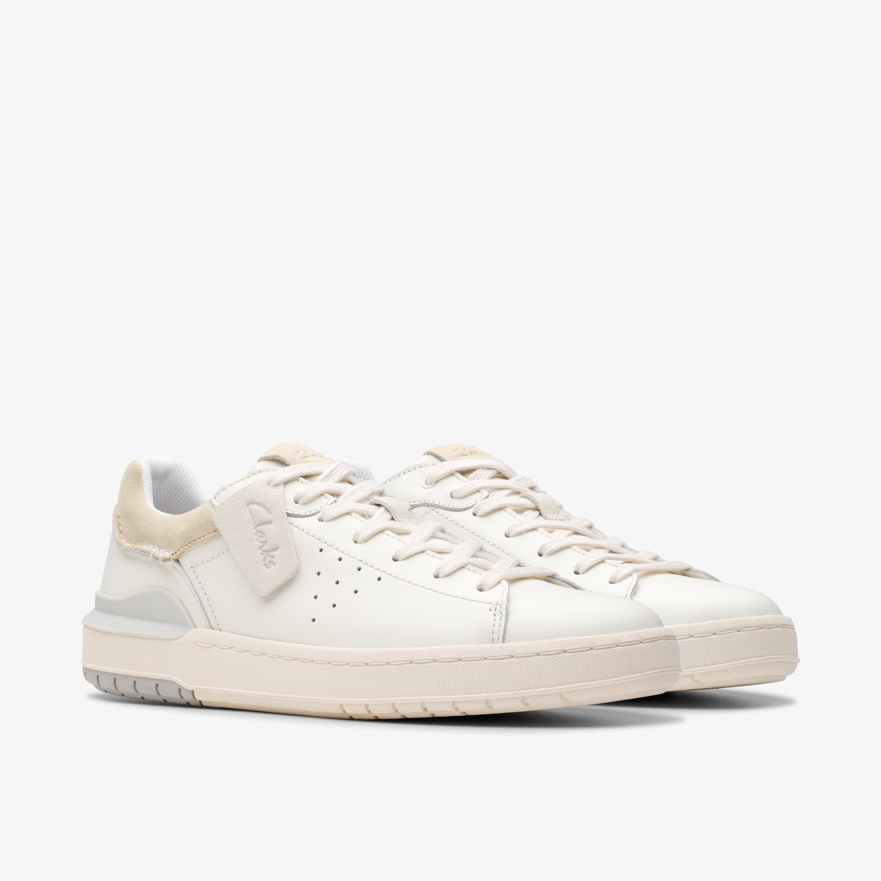 クラークス Clarks Courtlite2 Run / コートライト2ラン （ホワイトレザー） ホワイトレザー