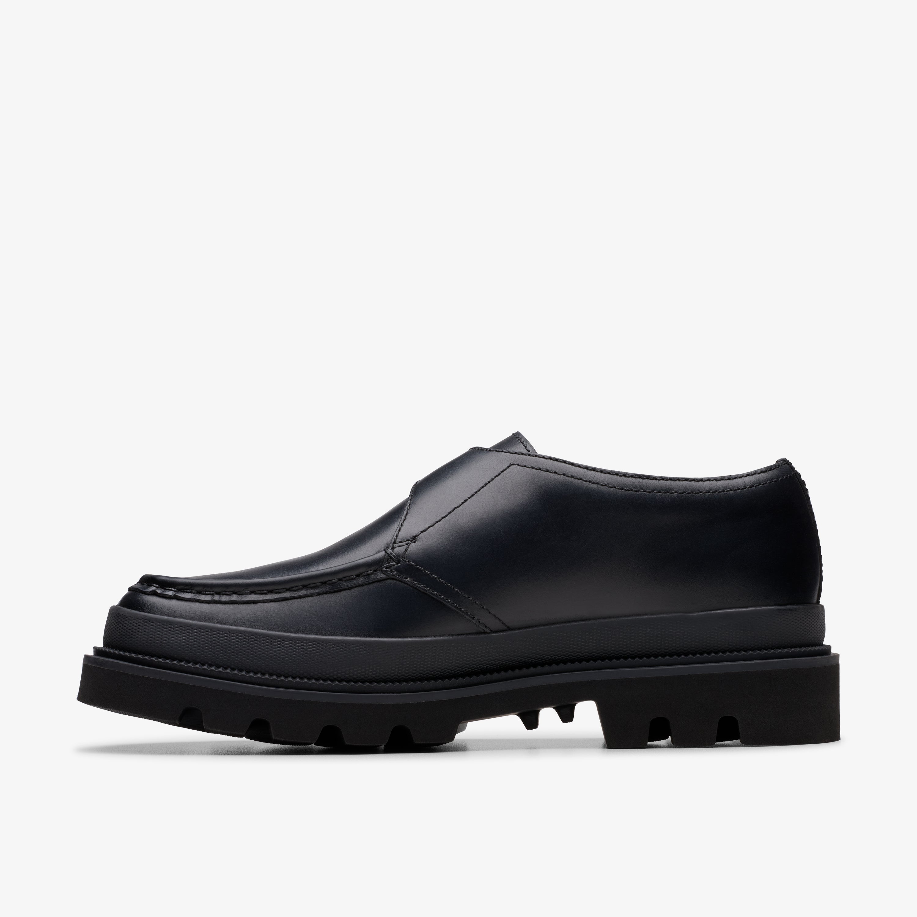 クラークス Clarks Badell Monk / バデルモンク （ブラックレザー） ブラックレザー