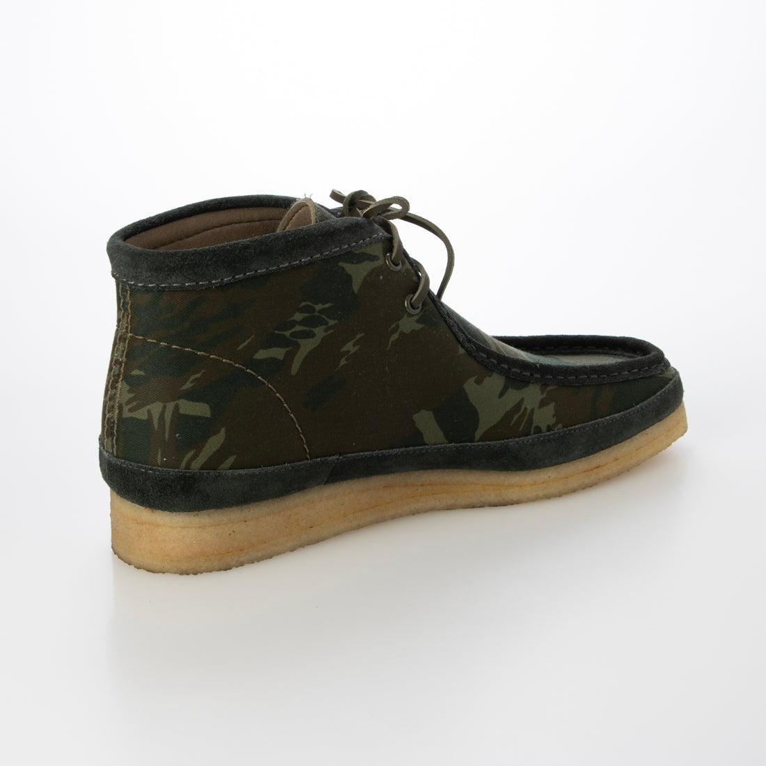 Clarks Wallabee EVO BT ワラビーエヴォブーツ迷彩柄 Clarks Clarks Wallabee Boot Clarks Wallabee Boots Green Camouflage Gre
