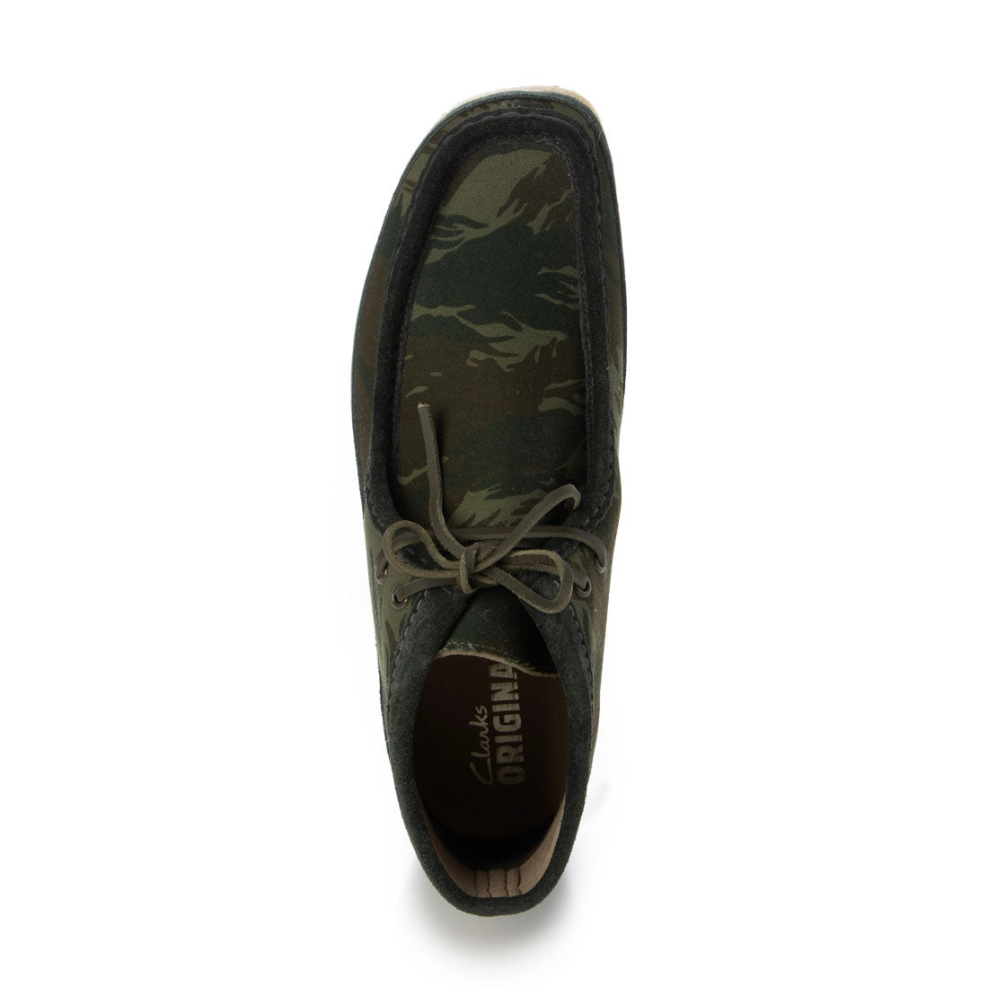 Clarks Clarks Wallabee Boot Clarks Wallabee Boots Green Camouflage Gre