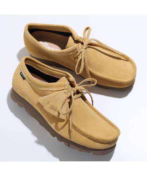 クラークス Clarks Clarks モカシン 26180638 WallabeeGTX ワラビー （GOLDEN-TAN-SUEDE/イエロー） GOLDEN-TAN-SUEDE/イエロー