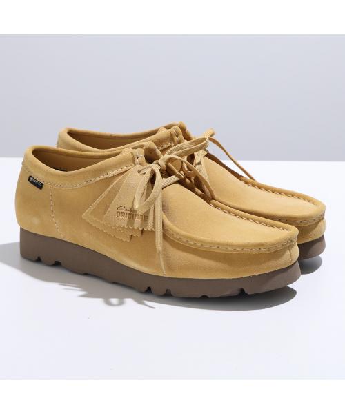 クラークス Clarks Clarks モカシン 26180638 WallabeeGTX ワラビー （GOLDEN-TAN-SUEDE/イエロー） GOLDEN-TAN-SUEDE/イエロー