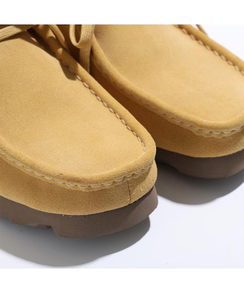 クラークス Clarks Clarks モカシン 26180638 WallabeeGTX ワラビー （GOLDEN-TAN-SUEDE/イエロー） GOLDEN-TAN-SUEDE/イエロー