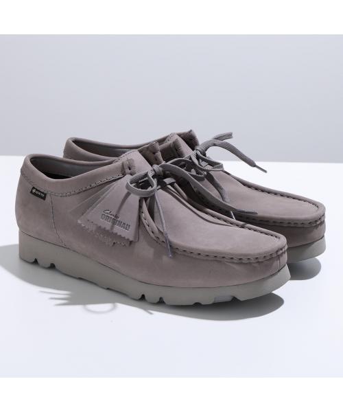 クラークス Clarks Clarks モカシン 26180662 WallabeeGTX ワラビー ヌバック （GREY-NUBUCK/グレー） GREY-NUBUCK/グレー