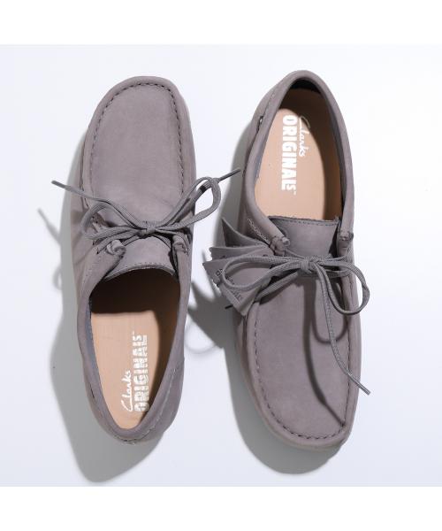 クラークス Clarks Clarks モカシン 26180662 WallabeeGTX ワラビー ヌバック （GREY-NUBUCK/グレー） GREY-NUBUCK/グレー
