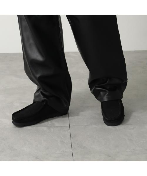 クラークス Clarks Clarks スリッポン 26180443 WALLABEE SLIP ワラビースリップ （BLACK-SUEDE/ブラック） BLACK-SUEDE/ブラック