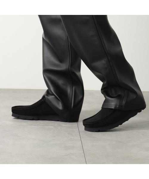 クラークス Clarks Clarks スリッポン 26180443 WALLABEE SLIP ワラビースリップ （BLACK-SUEDE/ブラック） BLACK-SUEDE/ブラック