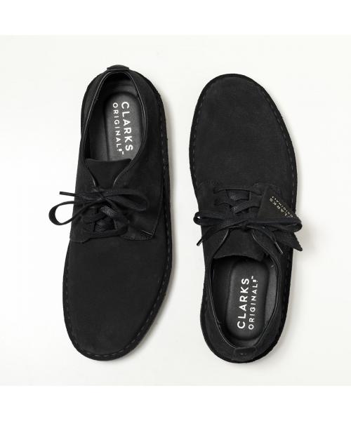 クラークス Clarks Clarks レザーシューズ 26171744 COAL LONDON スウェード （BLACK/ブラック） BLACK/ブラック