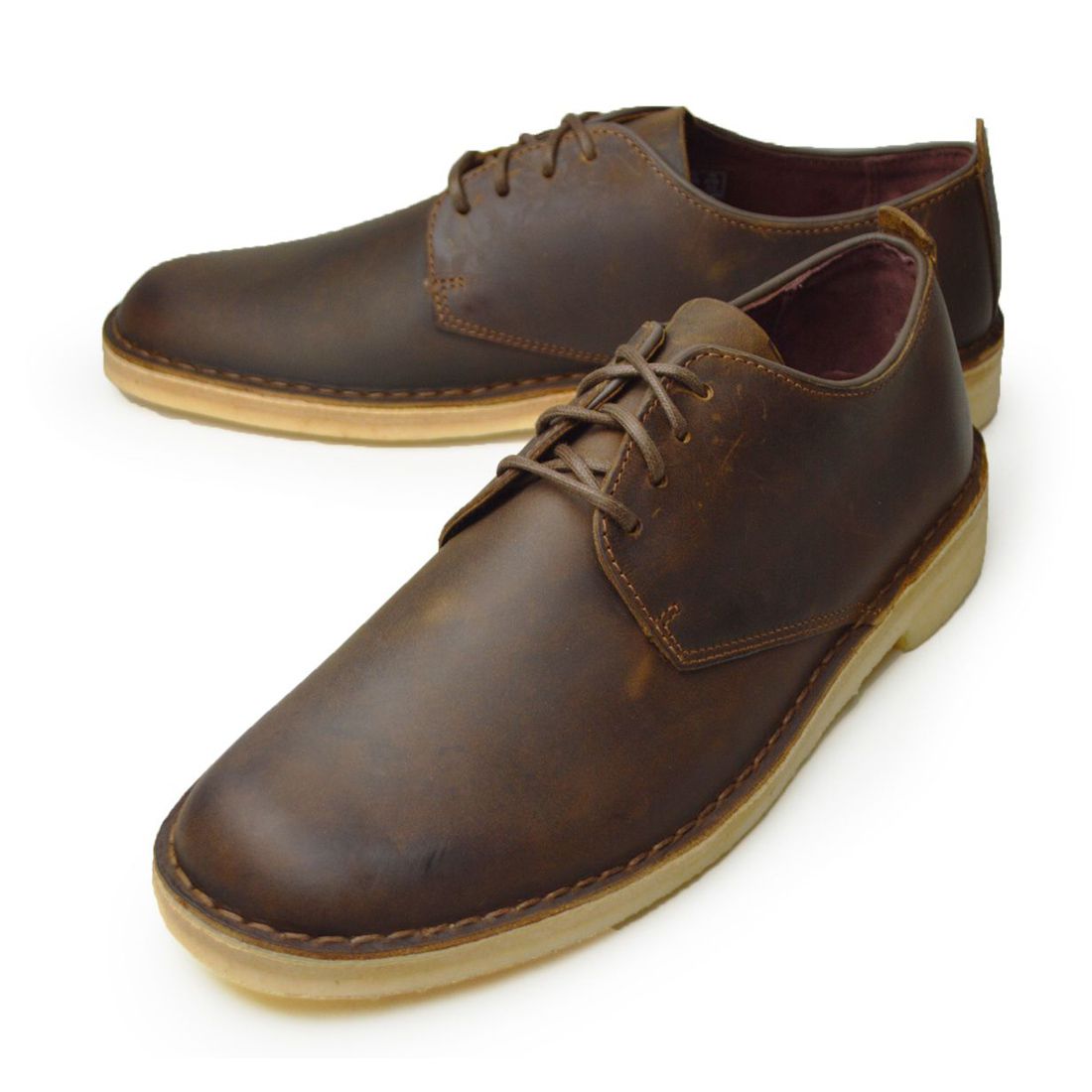 Clarks Men's Boots DESERT LONDON Desert Boots Genuine leather Suede Chukka Boots Crepe Sole Leather Shoes Shoes