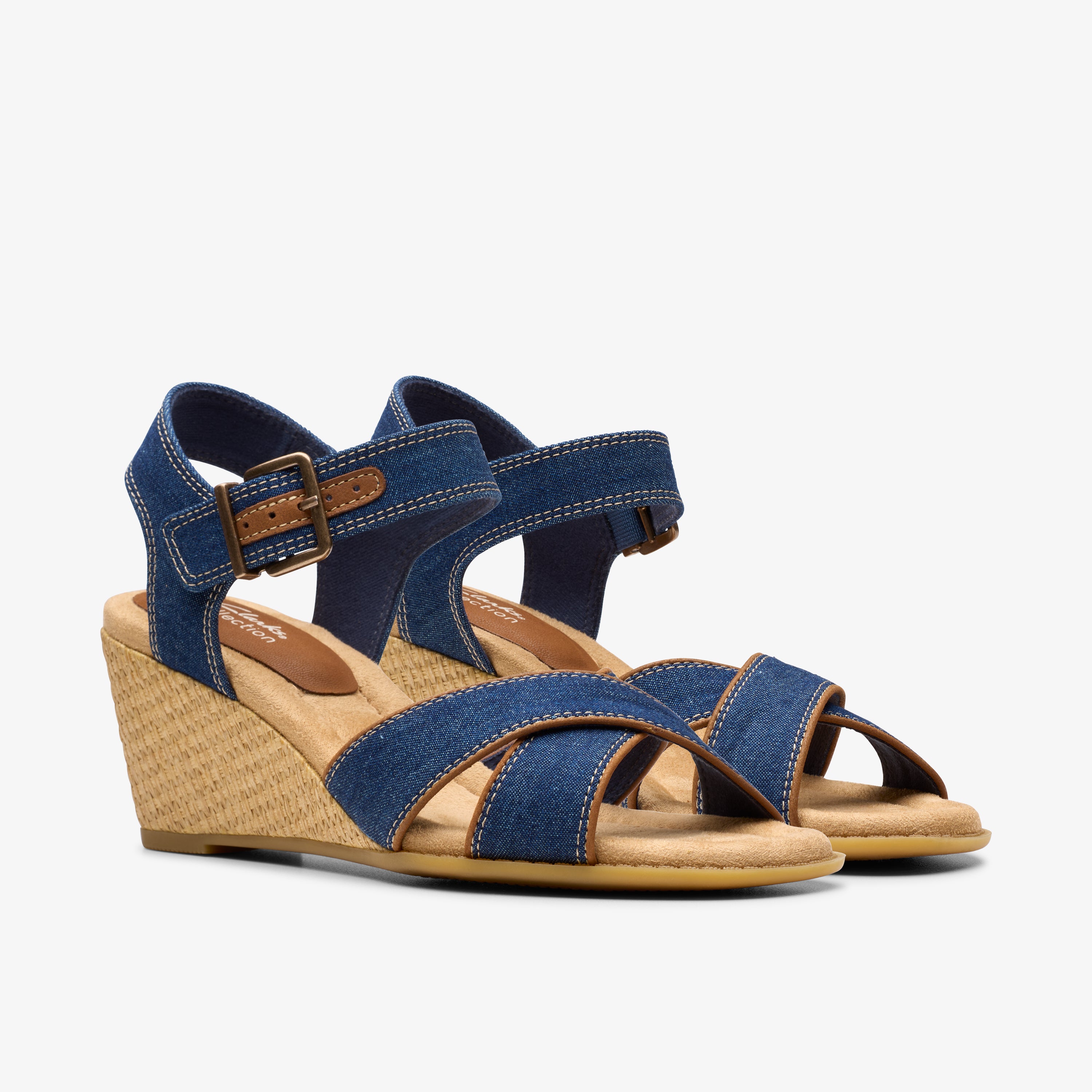 クラークス Clarks Emmalae Iris / エマラエアイリス （ダークデニム） ダークデニム