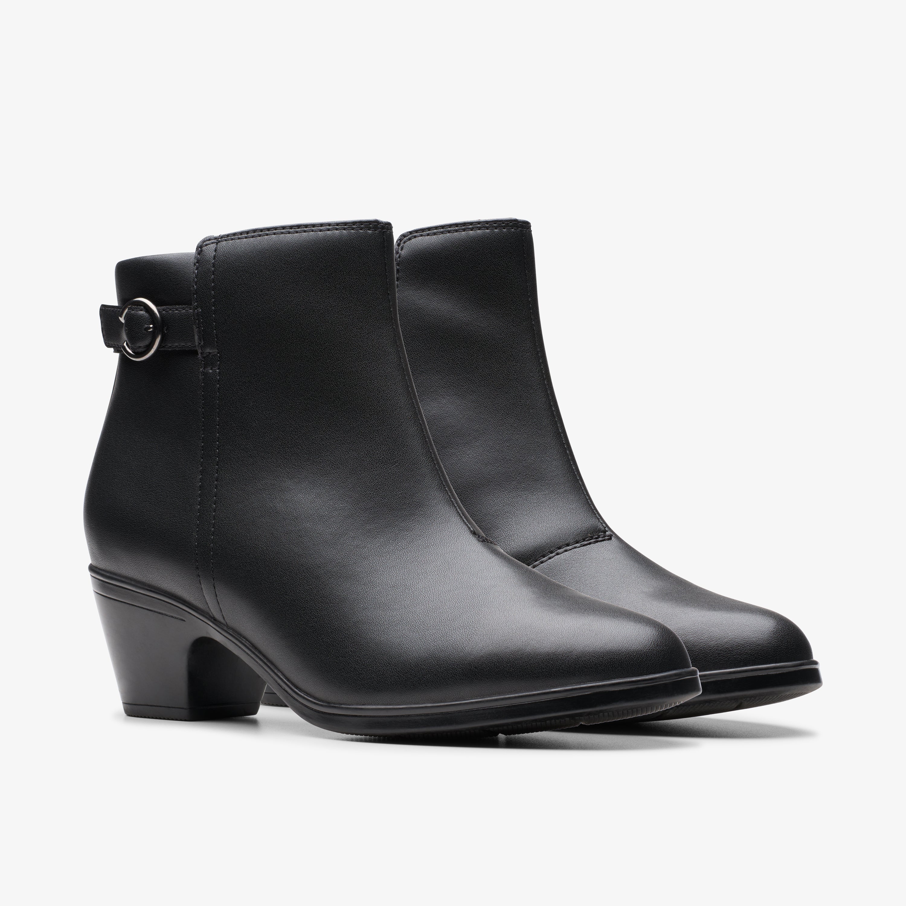 クラークス Clarks Emily2 Belle / エミリー2ベル （ブラックレザー） ブラックレザー