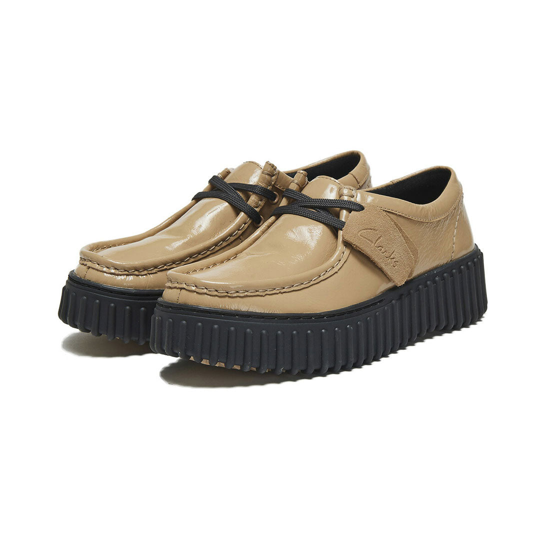 クラークス Clarks Clarks TORHILL BEE（クラークス トーヒルビー） （ベージュパテント） ベージュパテント