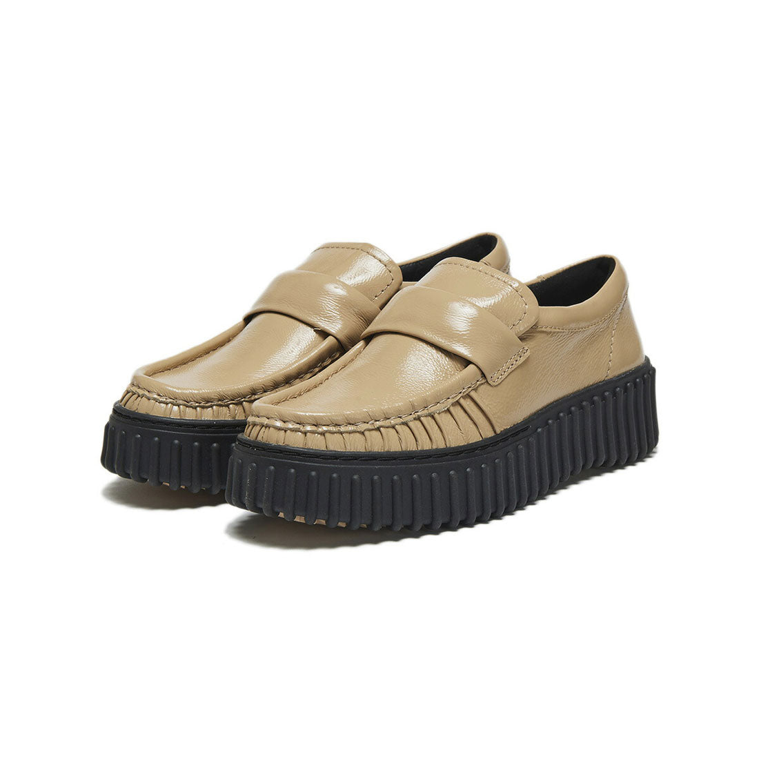 クラークス Clarks Clarks TORHILL MOCC（クラークス トーヒルモック） （ベージュパテント） ベージュパテント