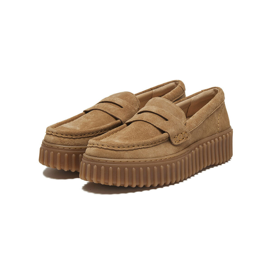 クラークス Clarks Clarks TORHILL PENNY（クラークス トーヒルペニー） （ライトタンスエード） ライトタンスエード