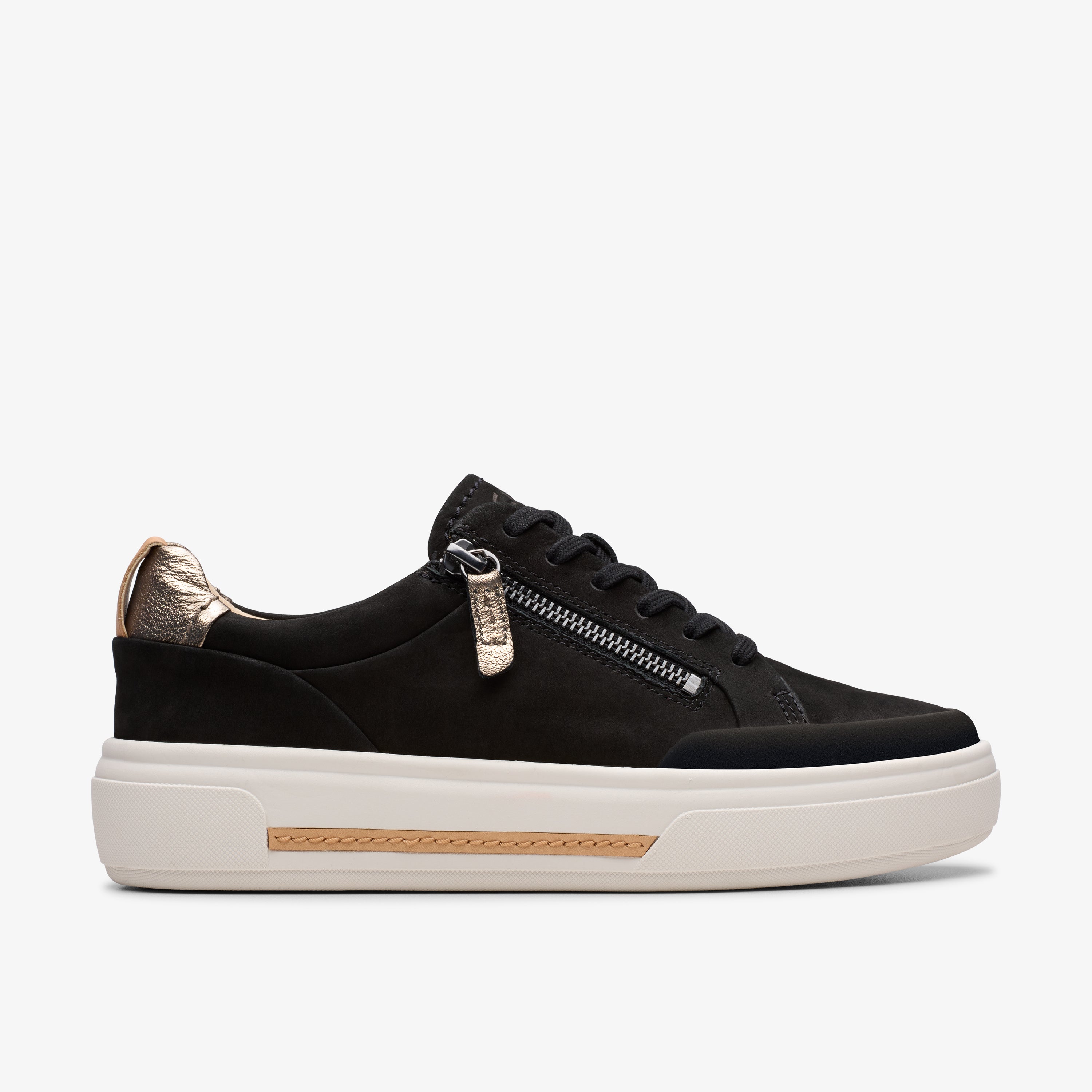 クラークス Clarks Hollyhock Zip / ホリーホックジップ （ブラックヌバック） ブラックヌバック
