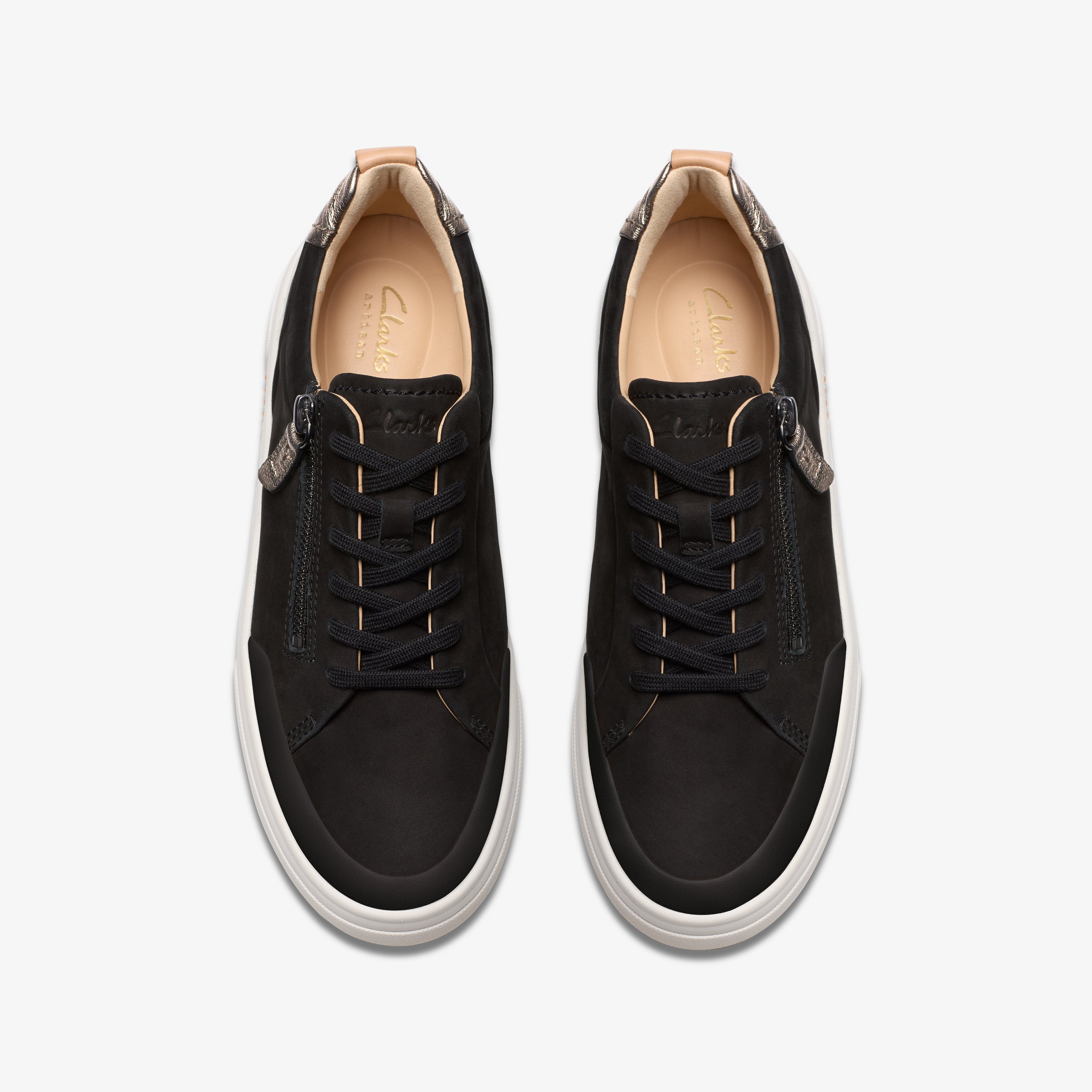 クラークス Clarks Hollyhock Zip / ホリーホックジップ （ブラックヌバック） ブラックヌバック