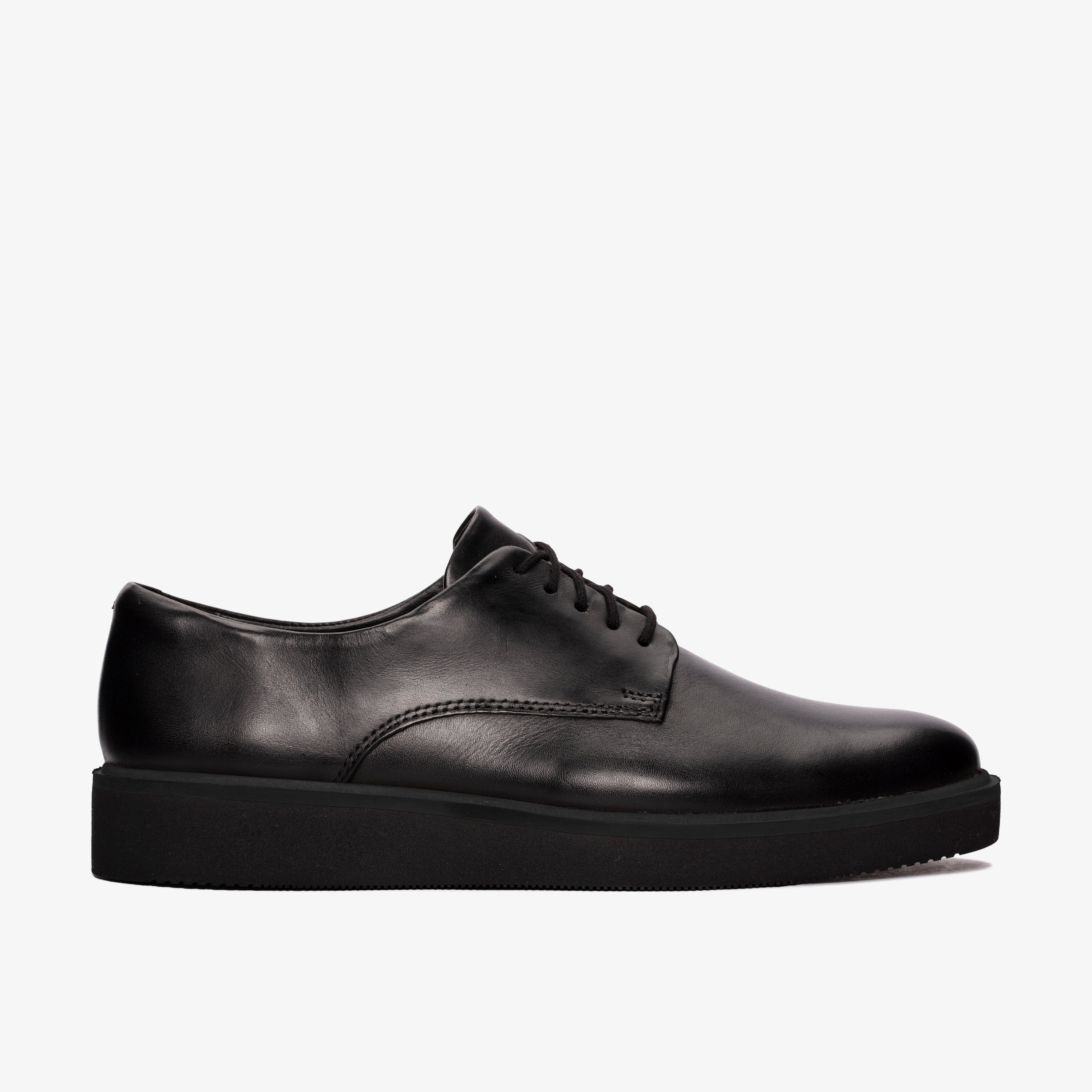 クラークス Clarks Glickly Derby2 / グリックリーダービー2 （ブラックレザー） ブラックレザー