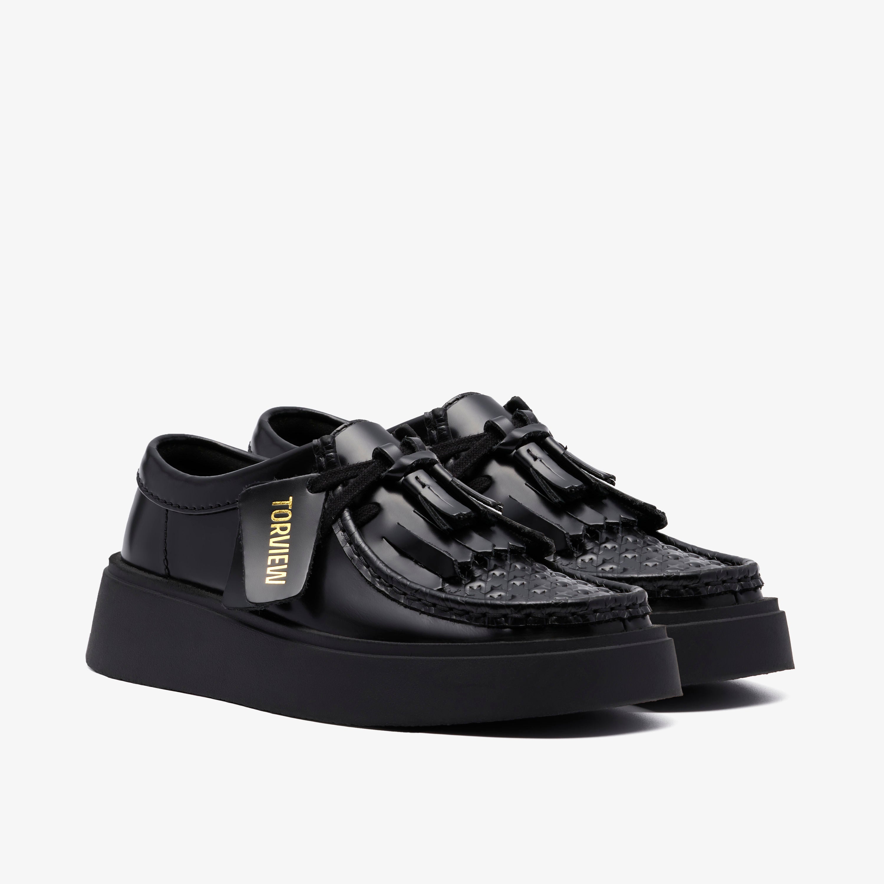 クラークス Clarks Torview W / レディーストービュー （ブラックレザー） ブラックレザー