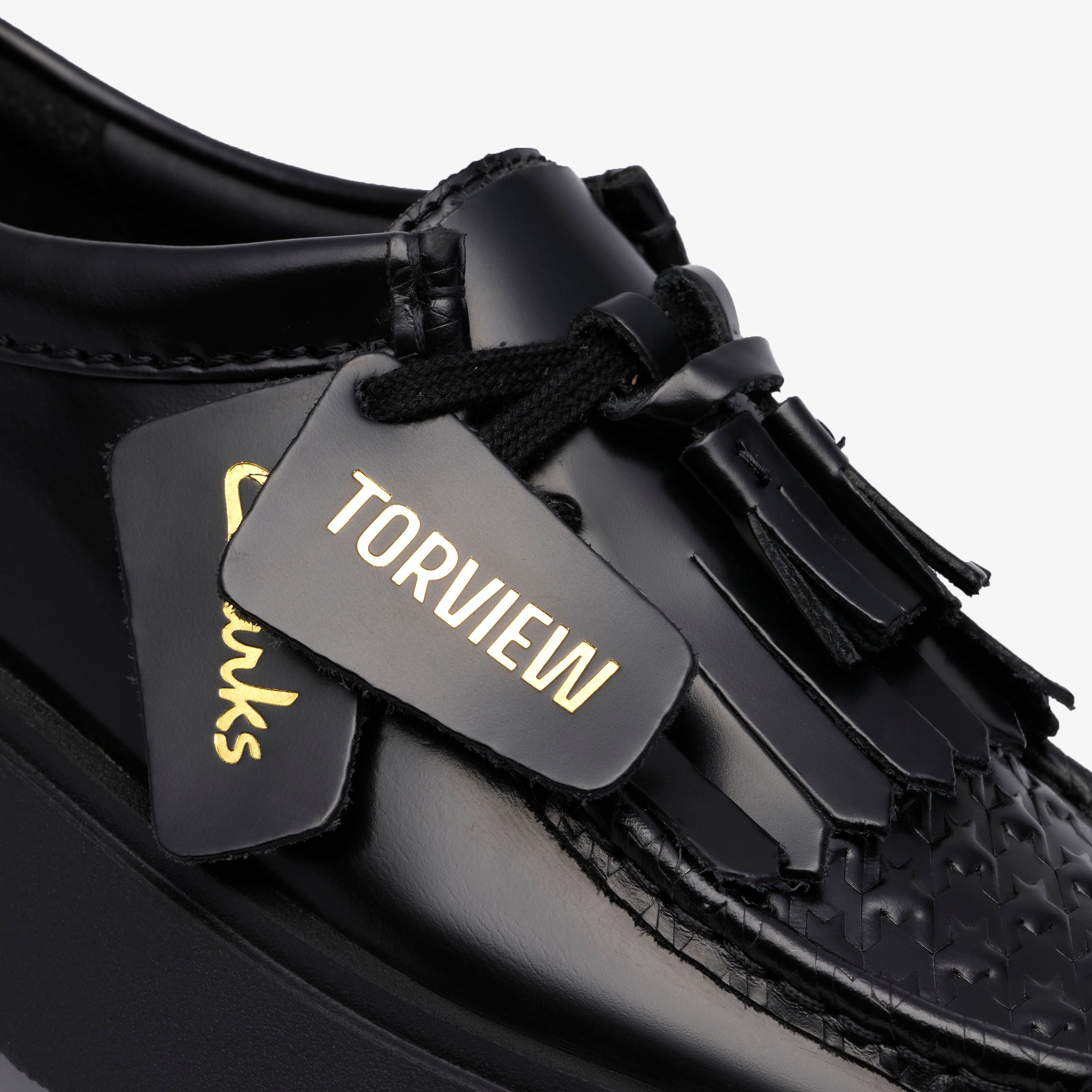 クラークス Clarks Torview W / レディーストービュー （ブラックレザー） ブラックレザー