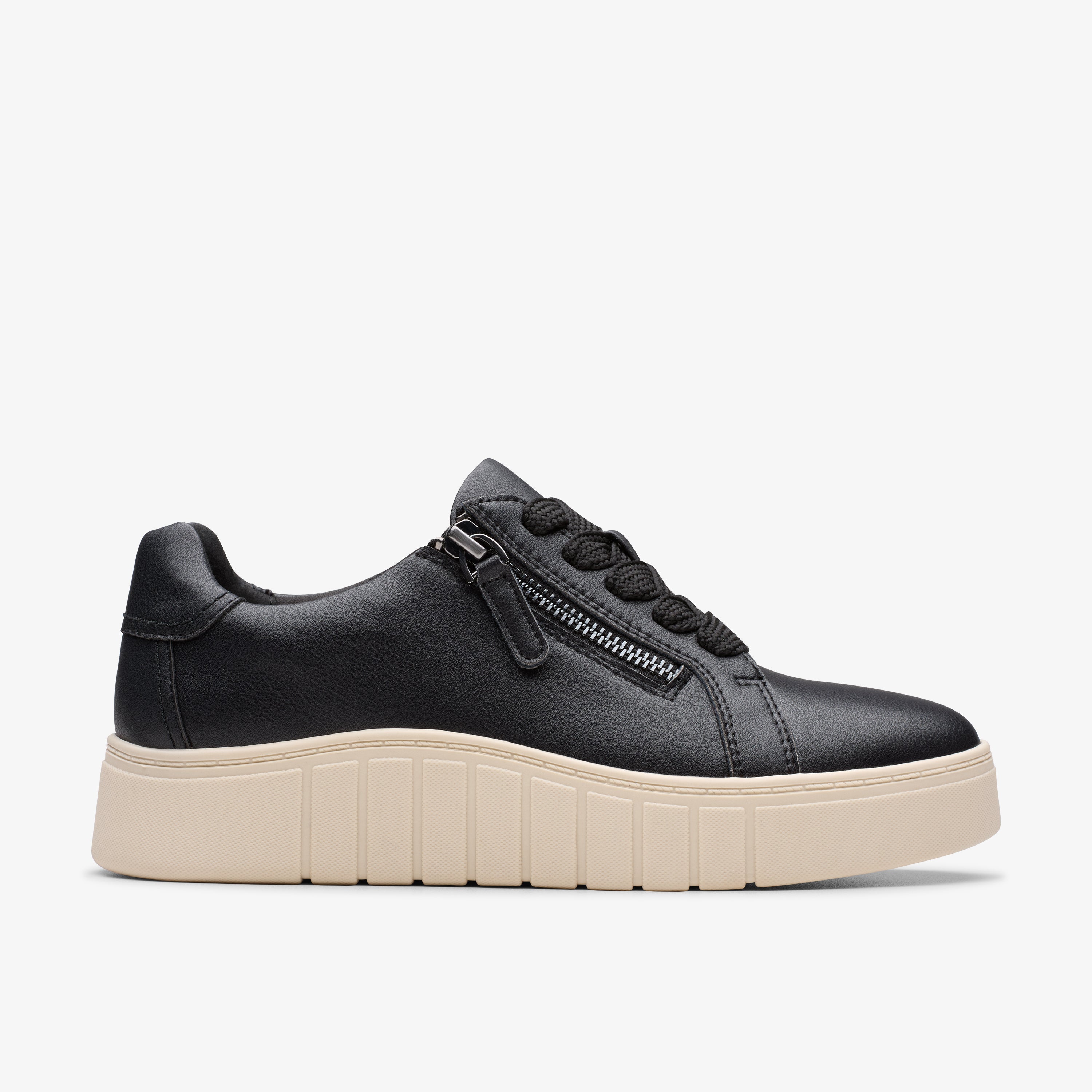 クラークス Clarks Mykah Joy / マイカジョイ （ブラックレザー） ブラックレザー