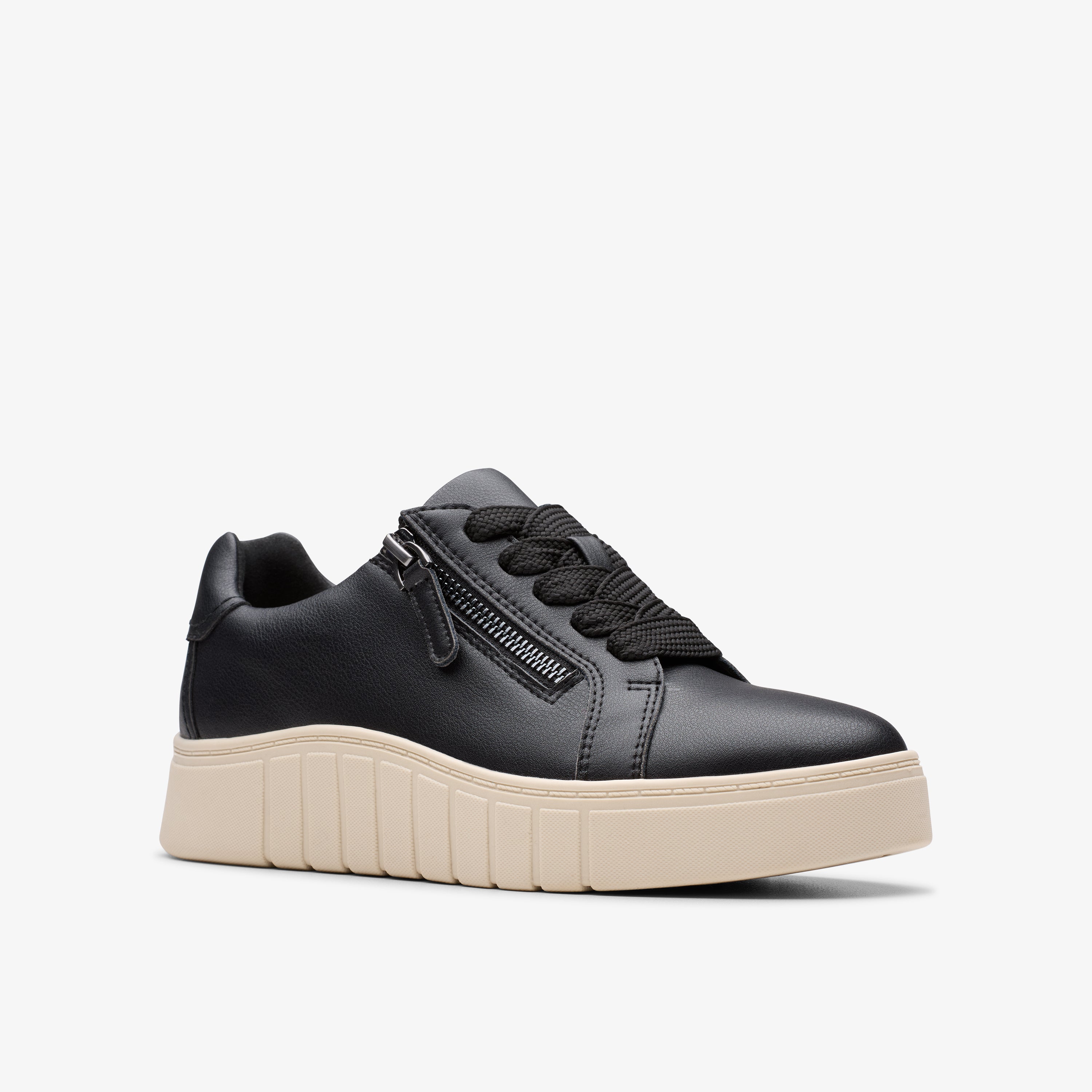 クラークス Clarks Mykah Joy / マイカジョイ （ブラックレザー） ブラックレザー