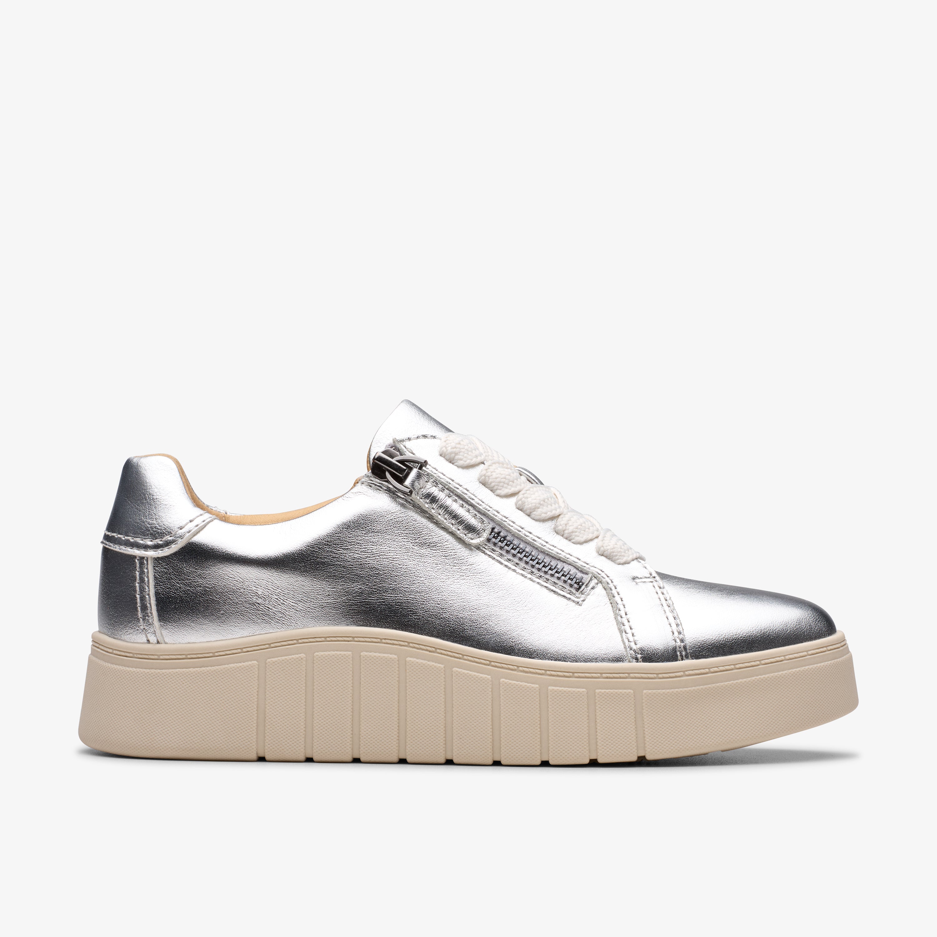 クラークス Clarks Mykah Joy / マイカジョイ （シルバーレザー） シルバーレザー