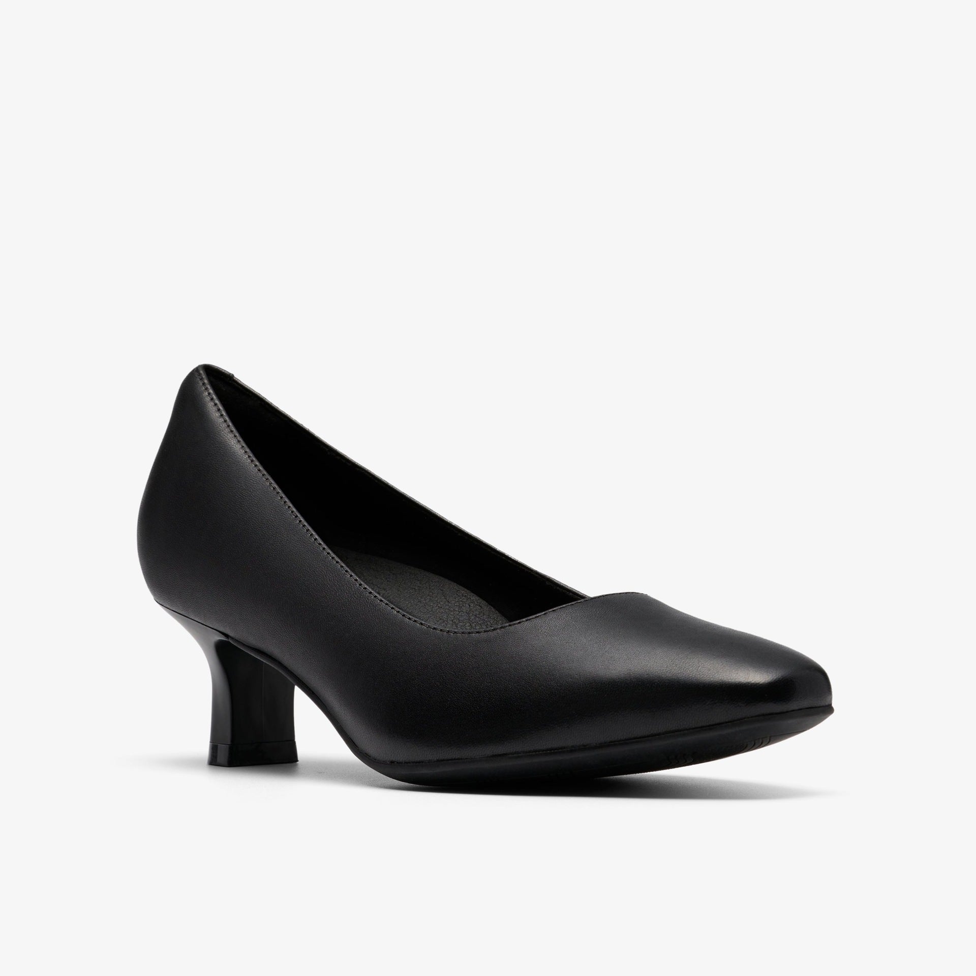 クラークス Clarks Kyla50 Pump / カイラ 50 パンプス （ブラックレザー） ブラックレザー