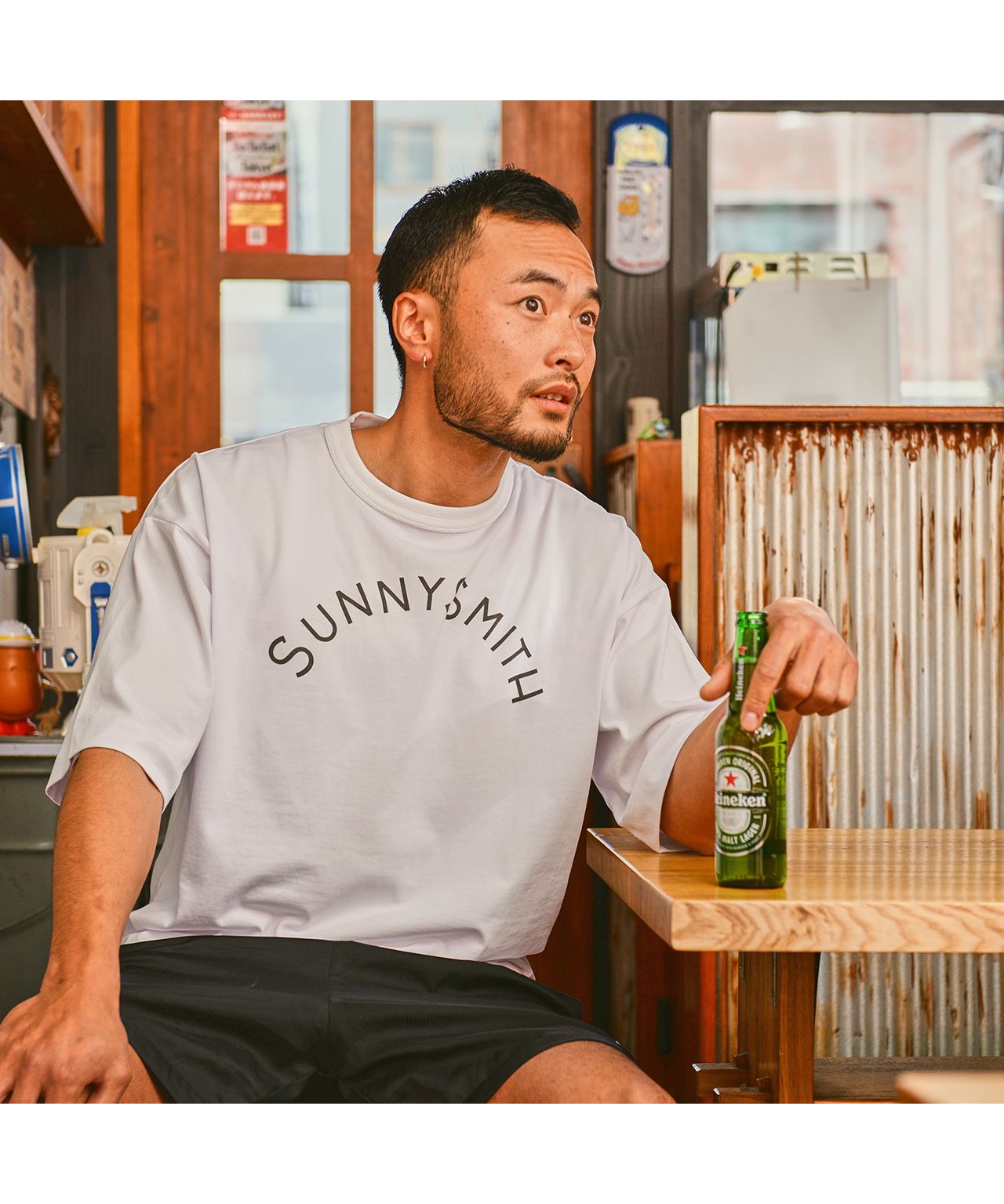 薩尼史密斯 Sunny Smith 酷史密斯標準拱形標誌 SS T恤