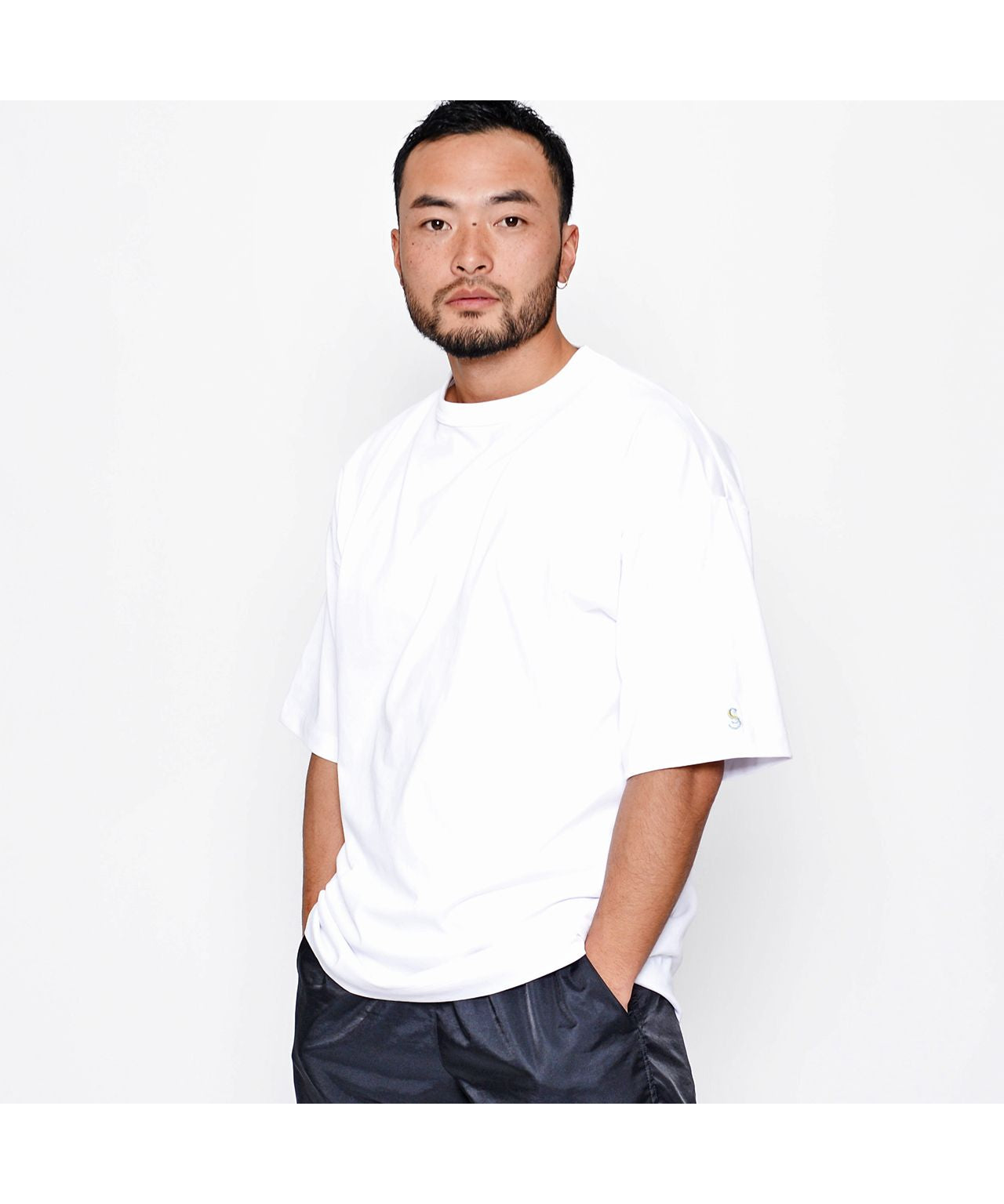サニースミス Sunny Smith Cool Smith Wappen @Sleeve SS Tee