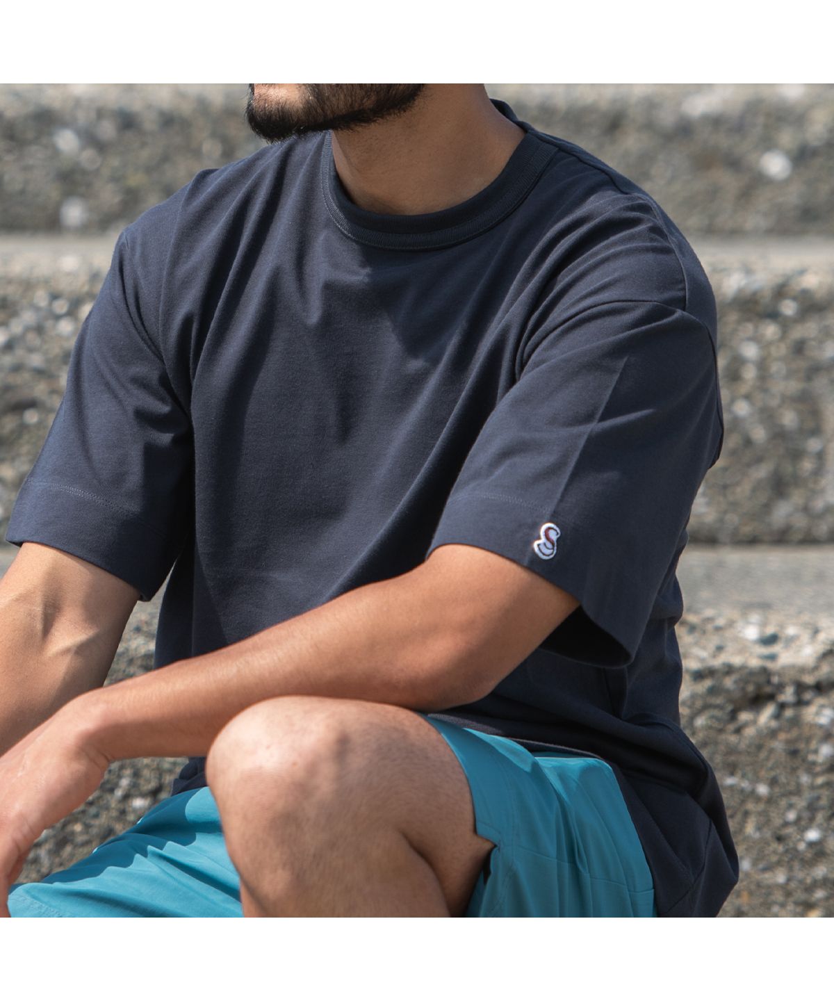 サニースミス Sunny Smith Cool Smith Wappen @Sleeve SS Tee