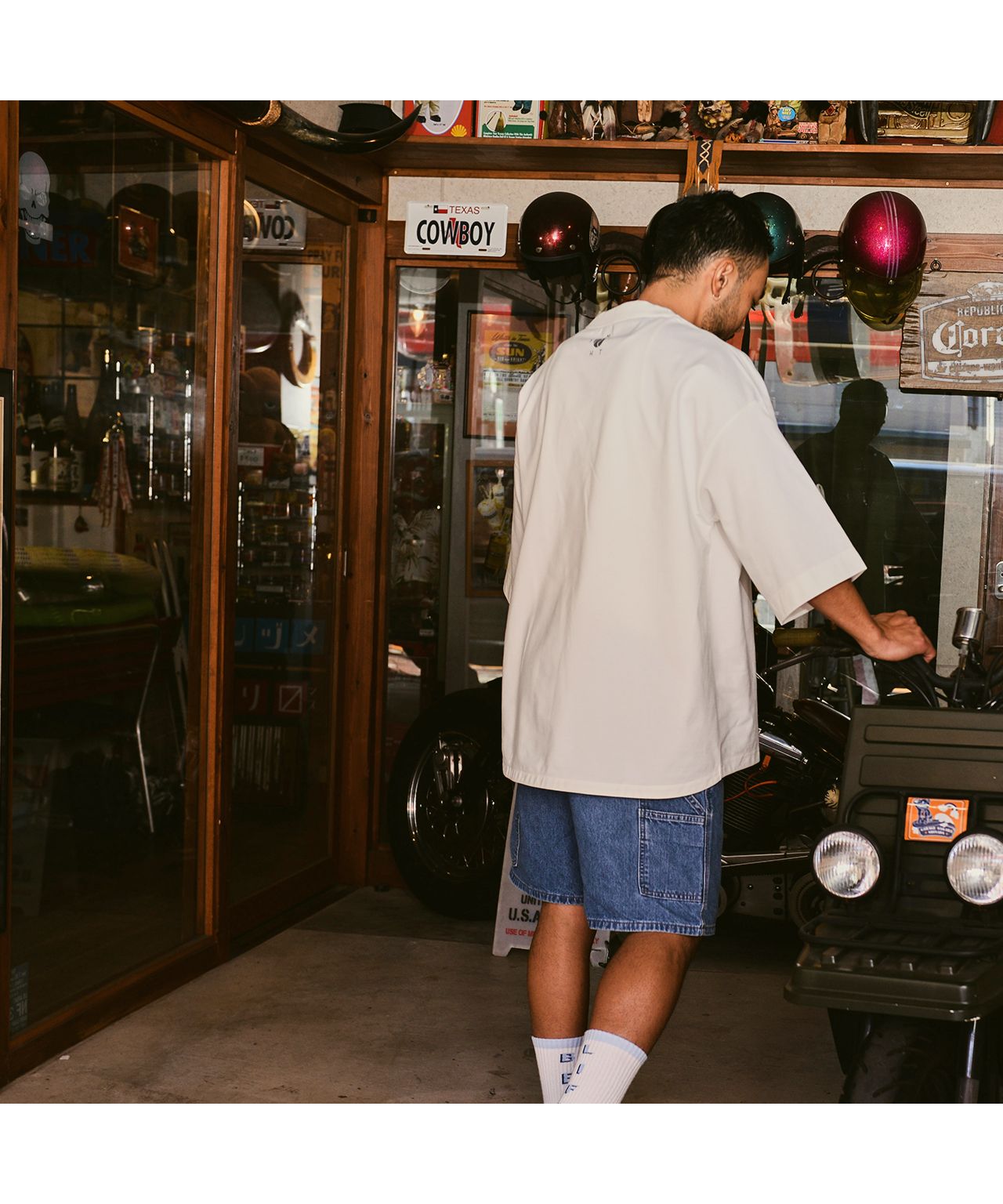サニースミス Sunny Smith Heavy Smith Emb Logo SS Tee