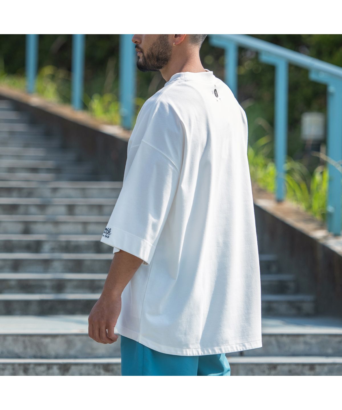 サニースミス Sunny Smith Heavy Smith Emb Logo SS Tee