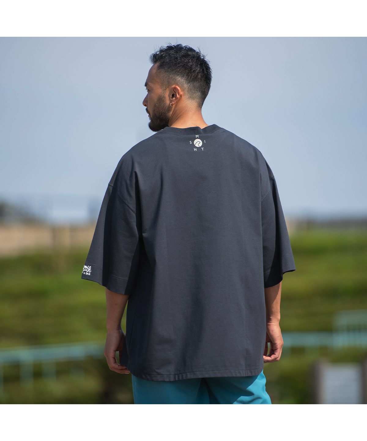 サニースミス Sunny Smith Heavy Smith Emb Logo SS Tee