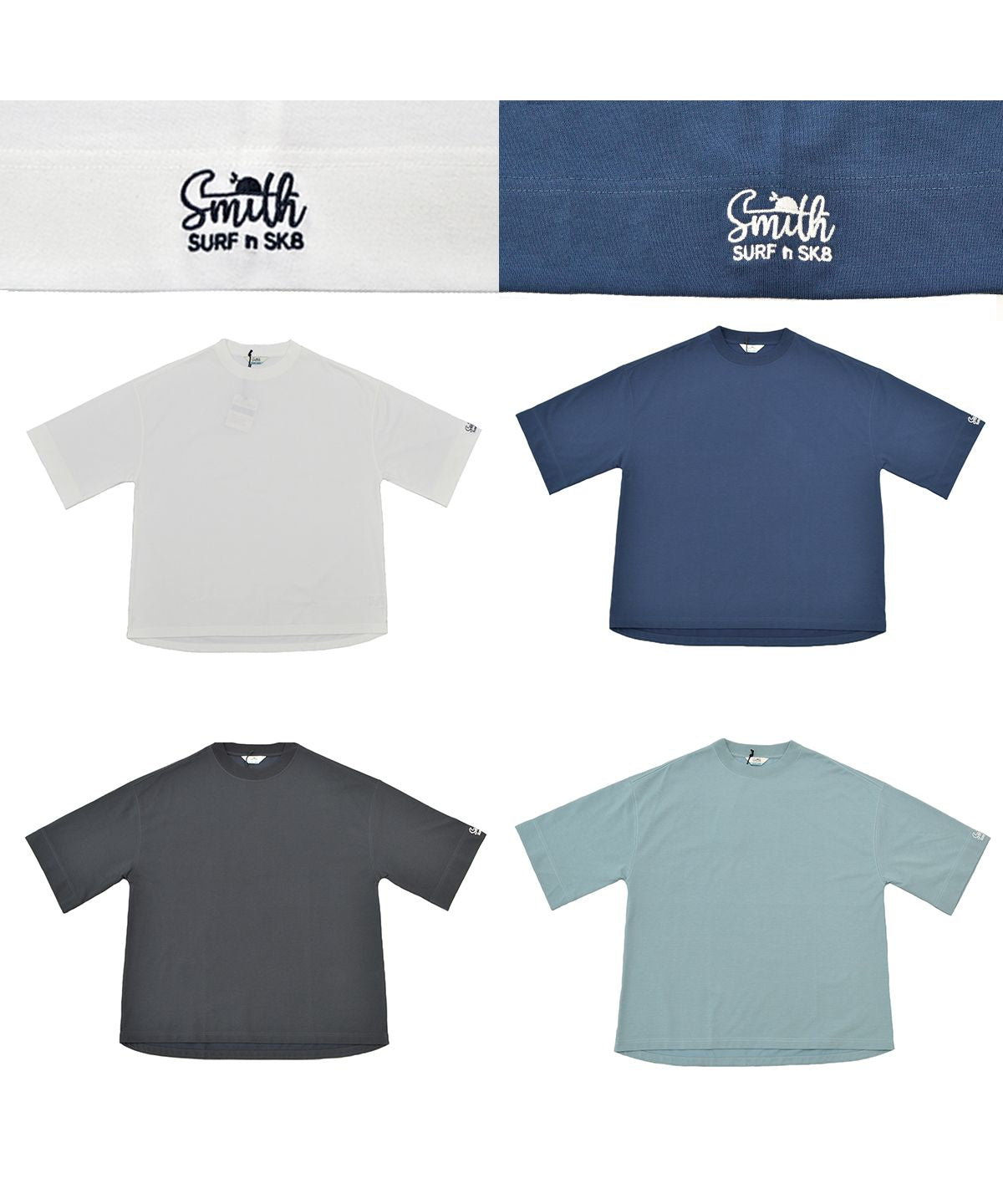 サニースミス Sunny Smith Heavy Smith Emb Logo SS Tee