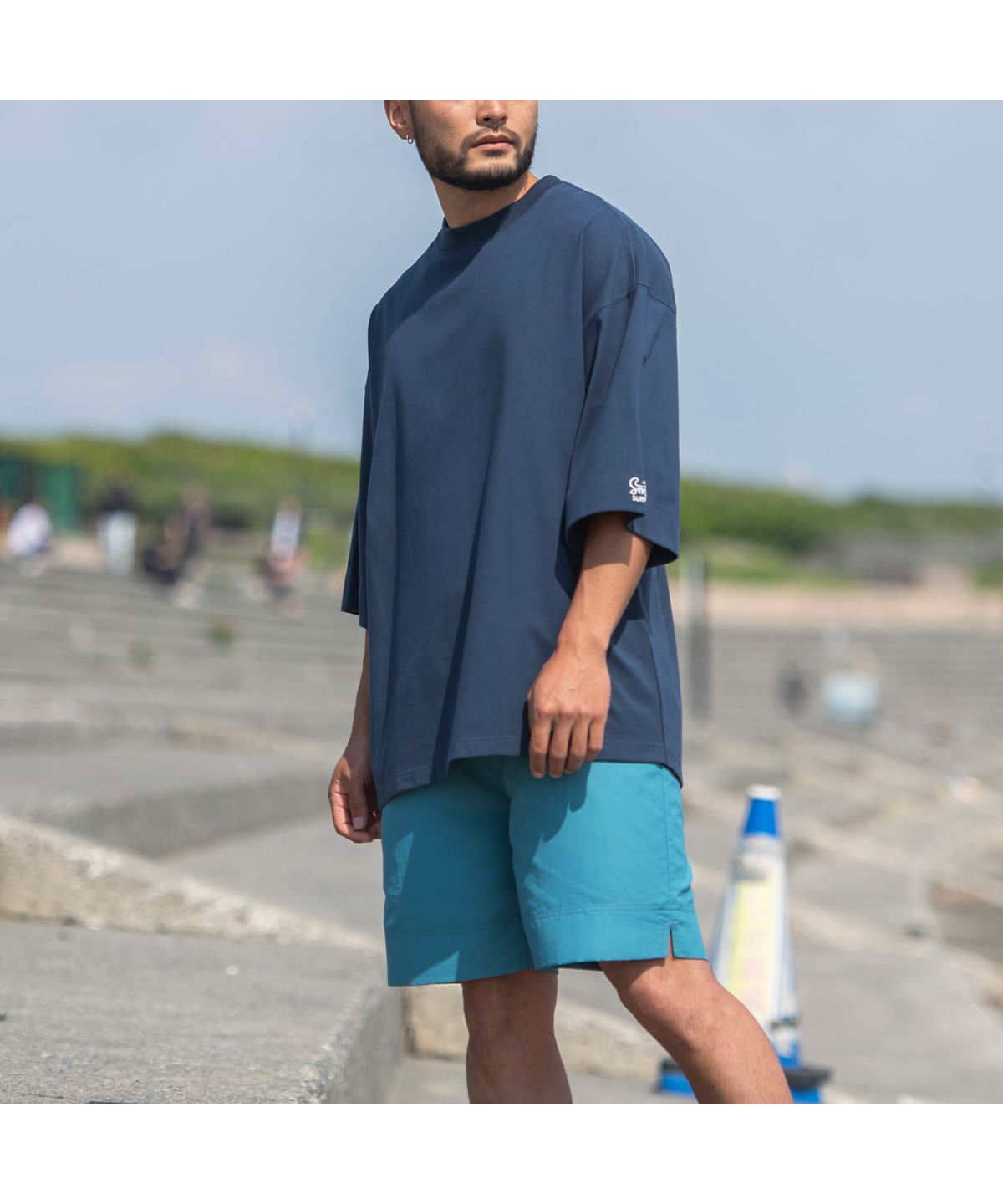 サニースミス Sunny Smith Heavy Smith Emb Logo SS Tee