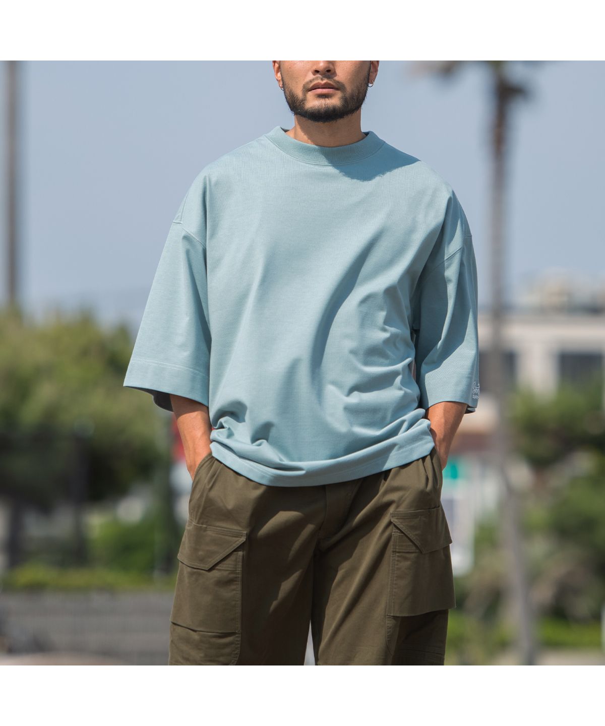 サニースミス Sunny Smith Heavy Smith Emb Logo SS Tee