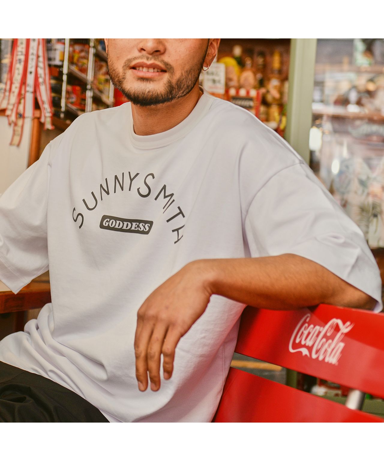 サニースミス Sunny Smith Cool Smith GDS Print SS Tee