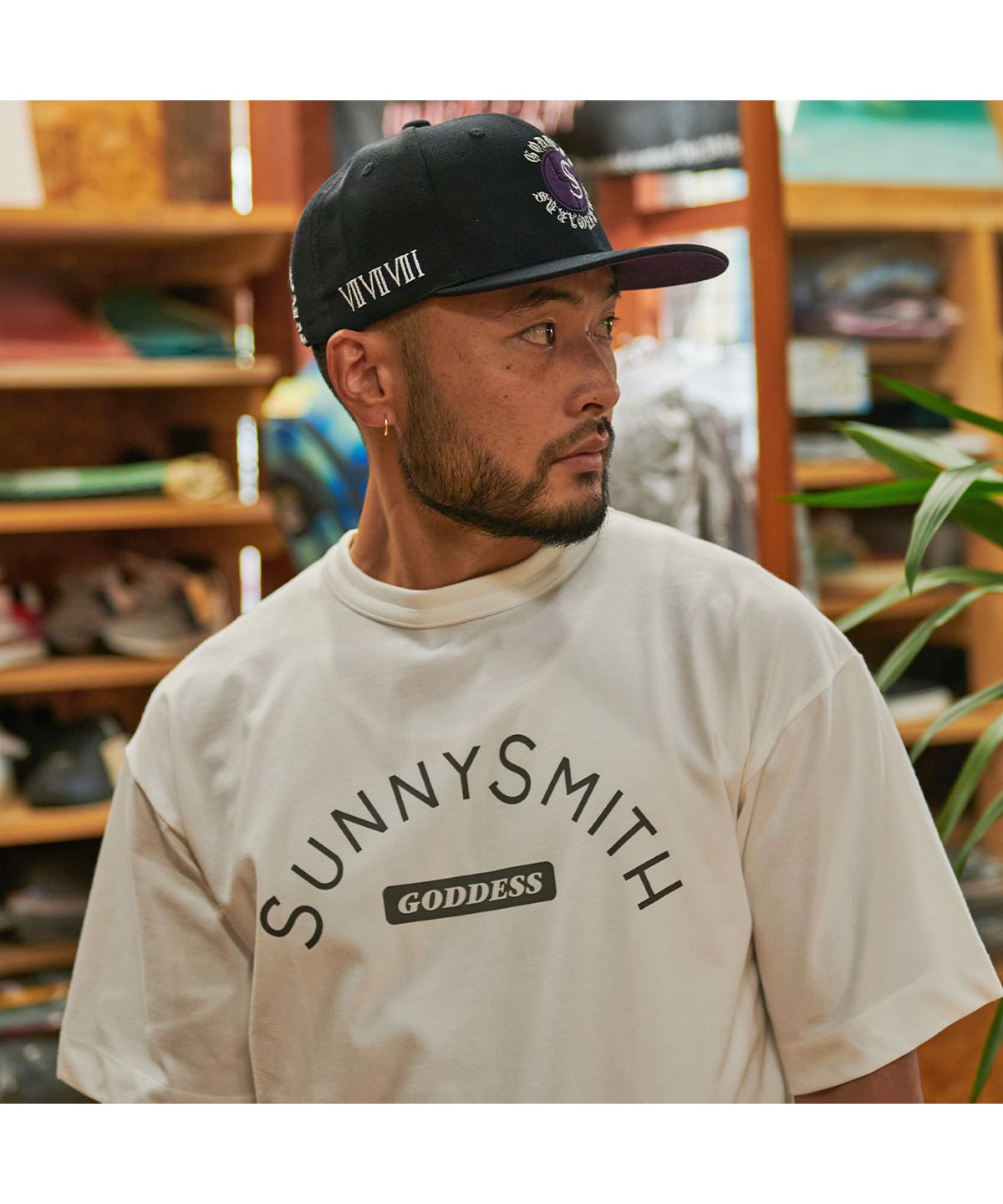 サニースミス Sunny Smith Cool Smith GDS Print SS Tee
