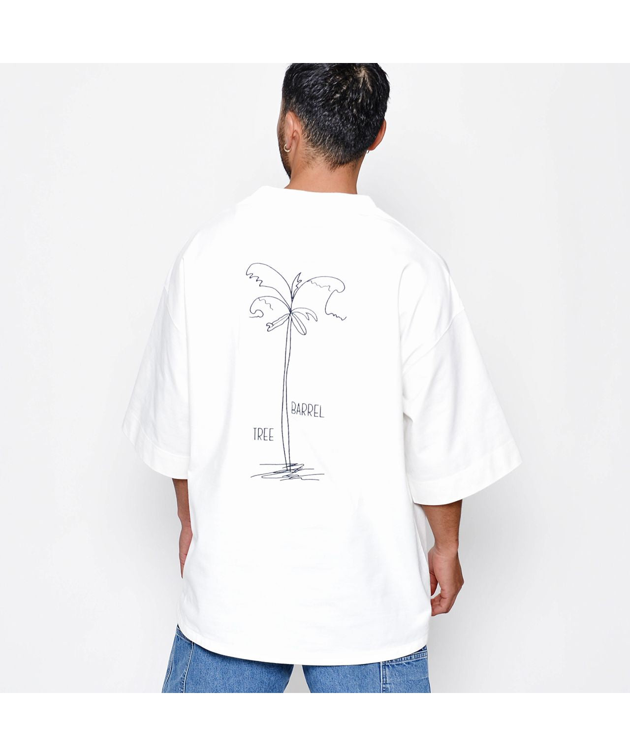 サニースミス Sunny Smith Heavy Smith Palms Emb SS Tee