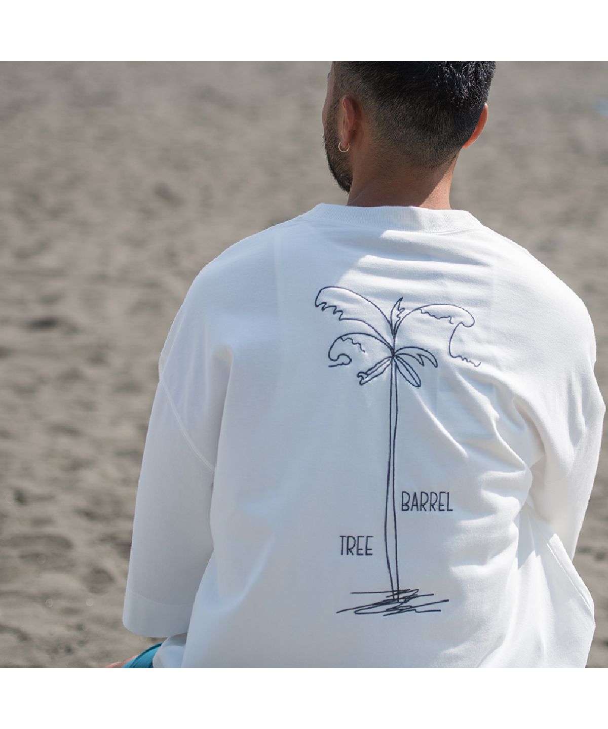 サニースミス Sunny Smith Heavy Smith Palms Emb SS Tee