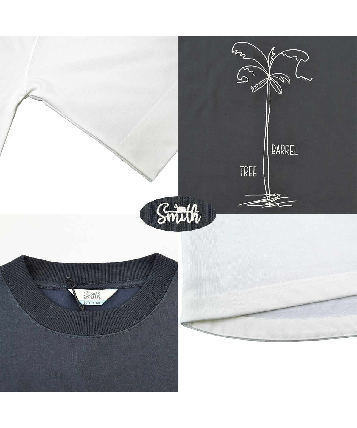 サニースミス Sunny Smith Heavy Smith Palms Emb SS Tee