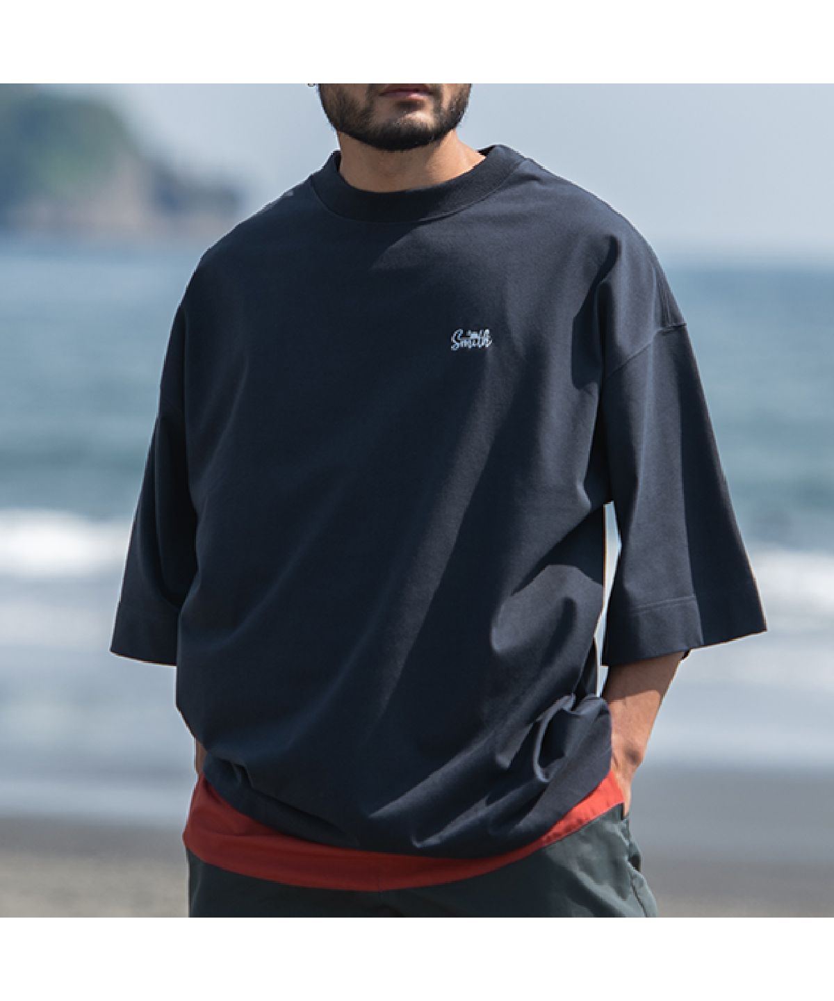 サニースミス Sunny Smith Heavy Smith Palms Emb SS Tee （CCL） CCL